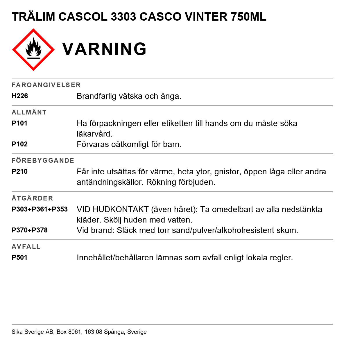 Trälim Cascol Winter 3303