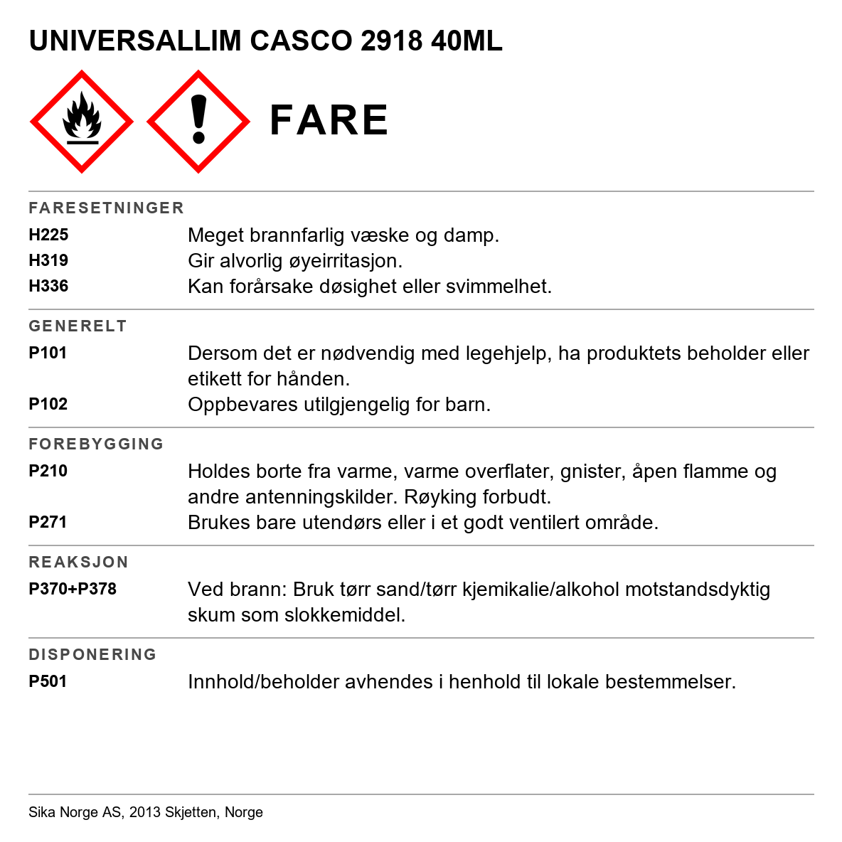 Universallim Casco 2918