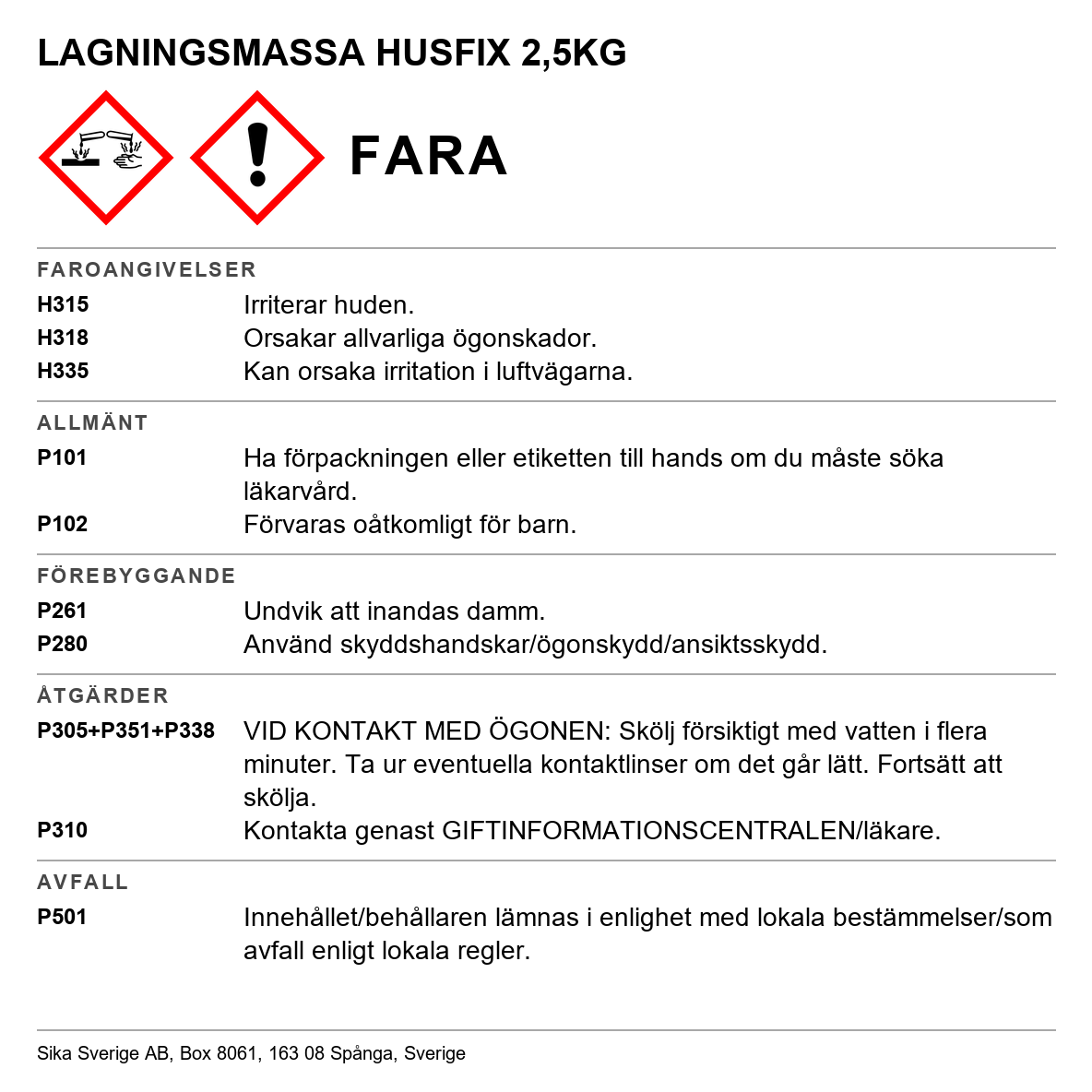 HusFix Casco 3676