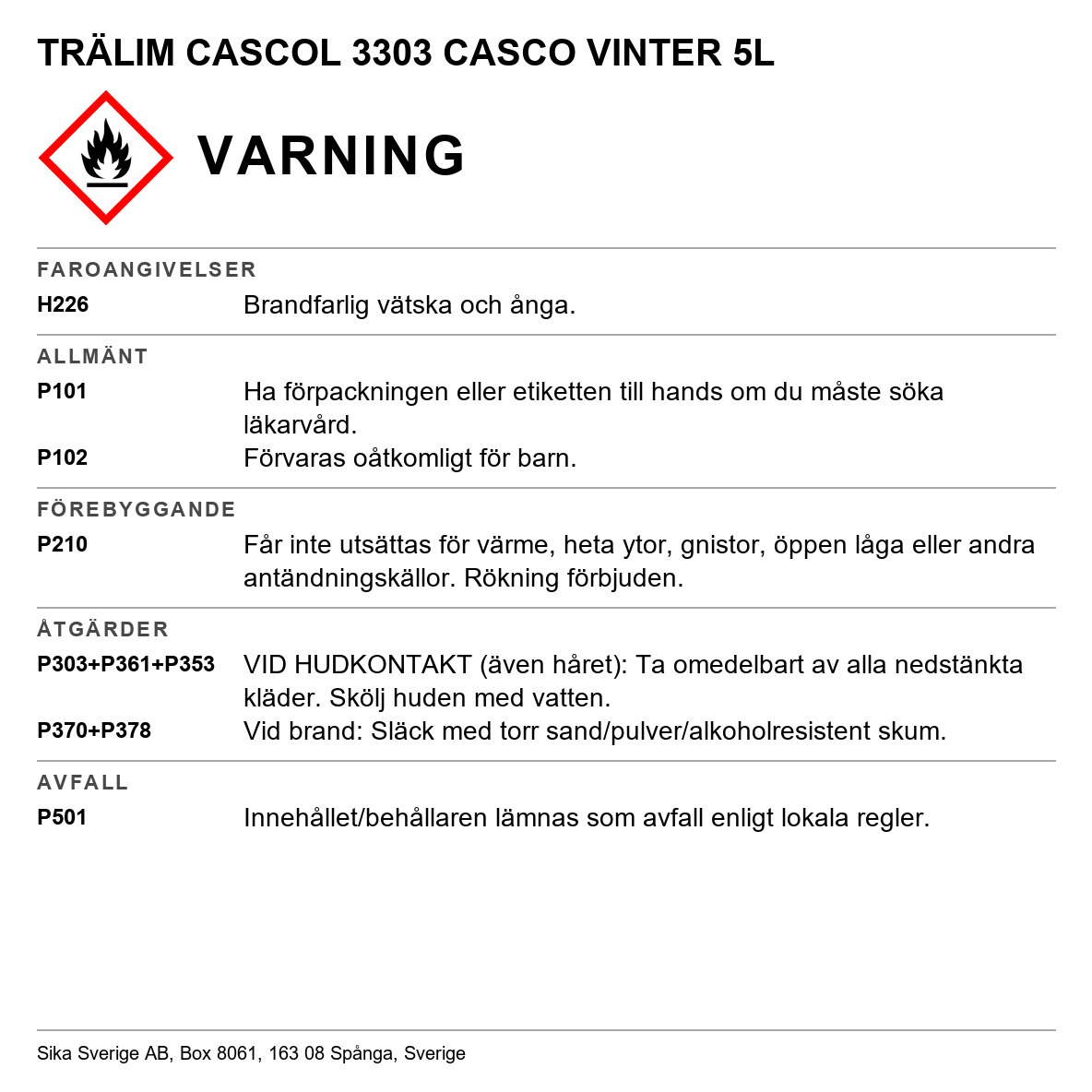 Trälim Cascol Winter 3303
