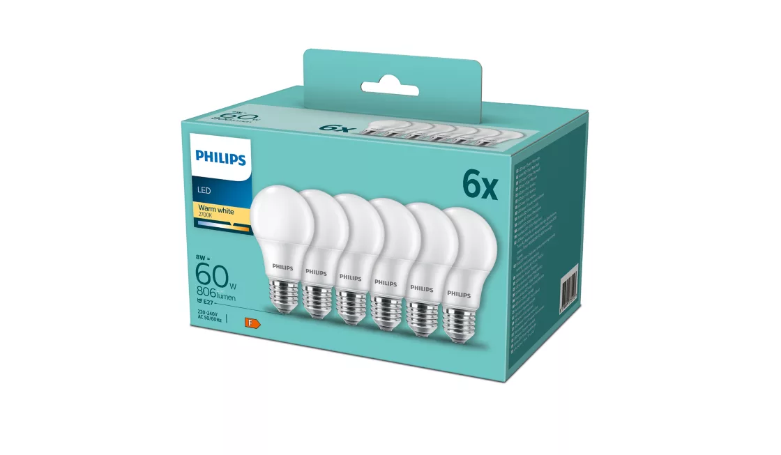 LED-lamppu 60W A60 E27 Philips