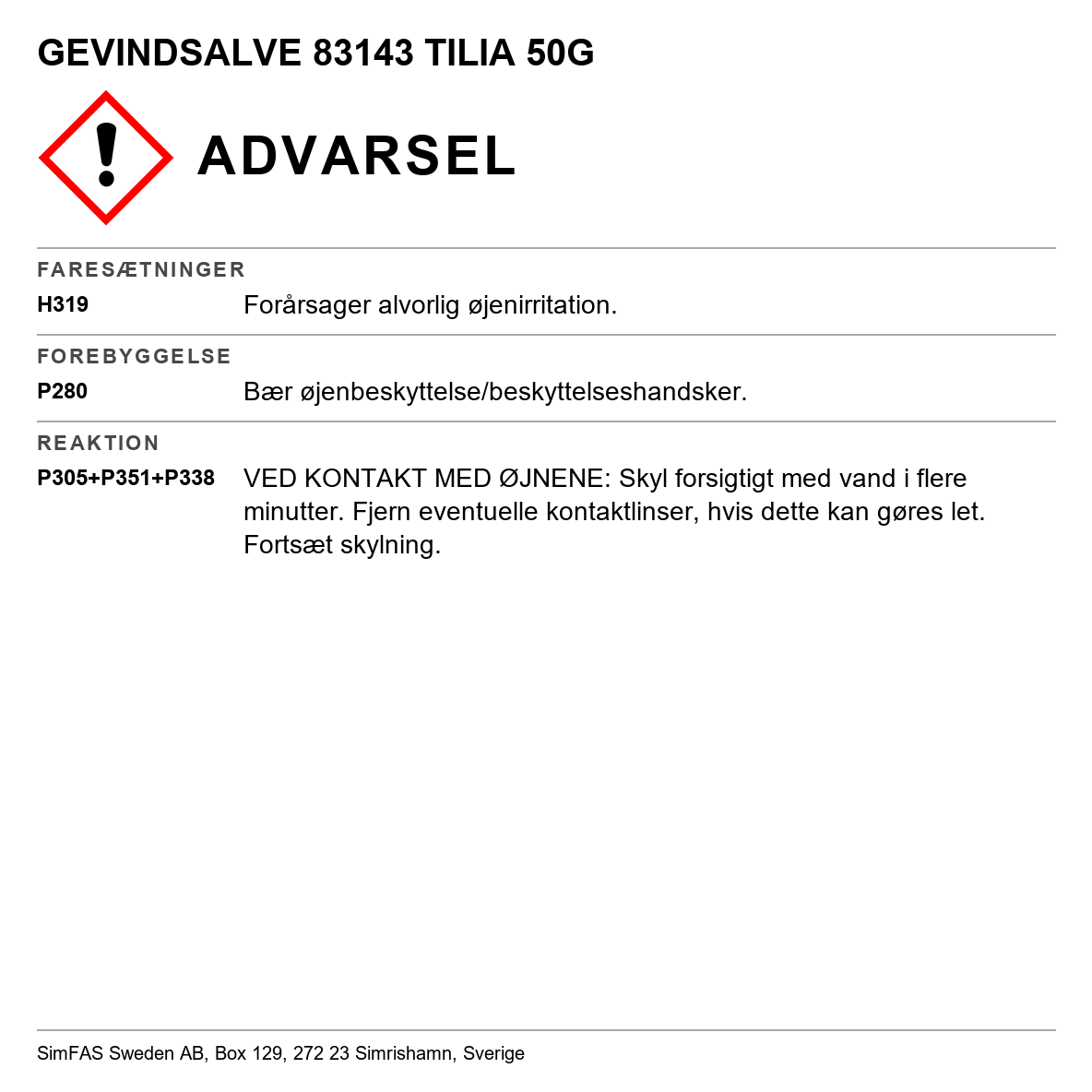 Gevindpasta Tilia