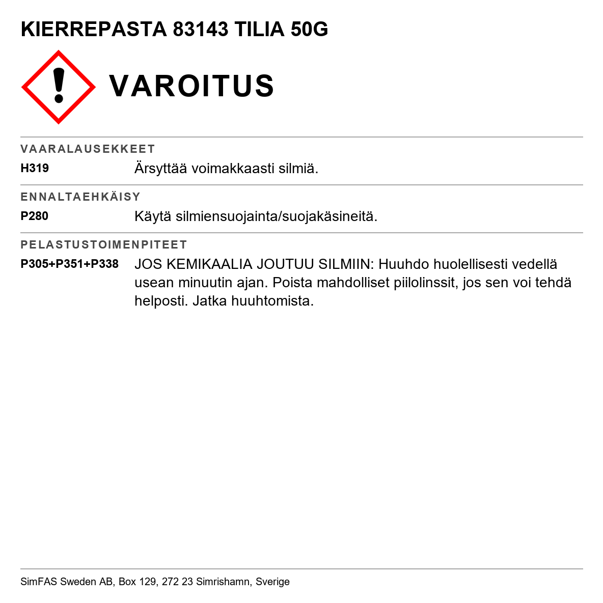 Kierretahna Tilia
