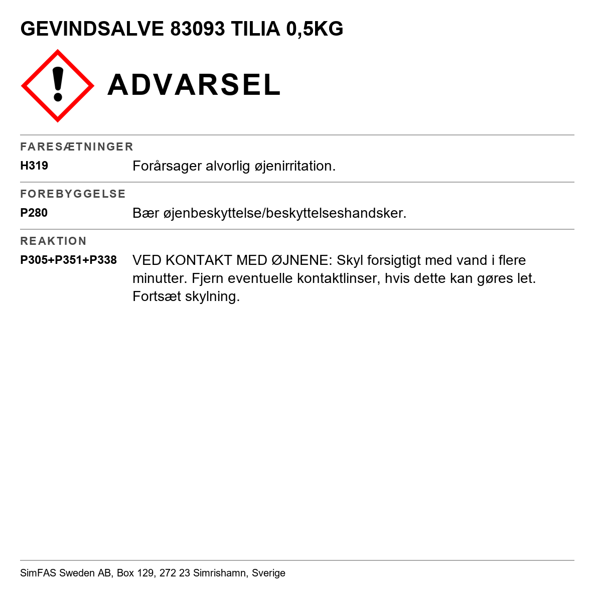Gevindpasta Tilia