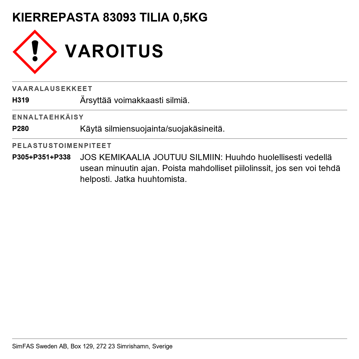 Kierretahna Tilia
