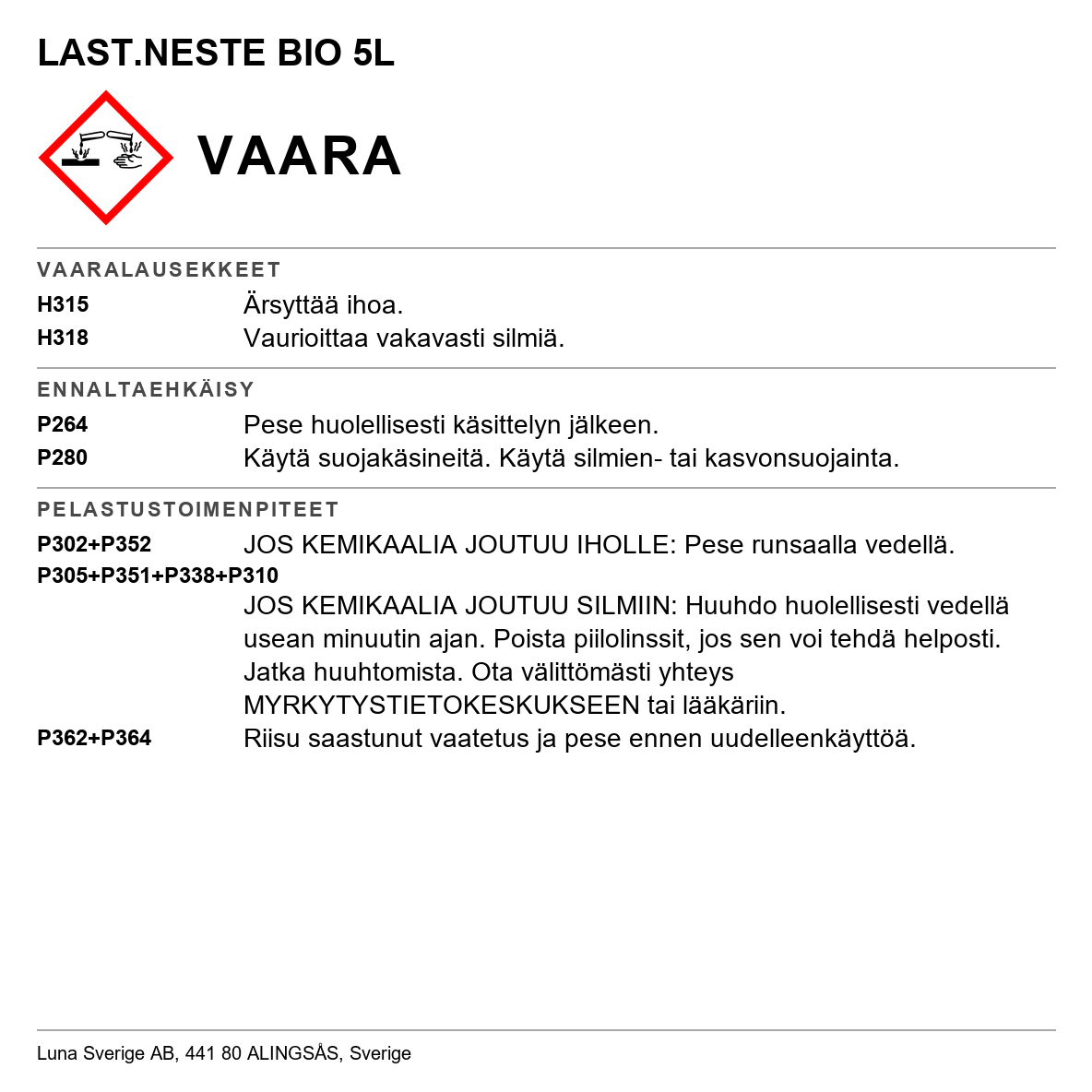 Lastuamisneste CUTFLUID BIO