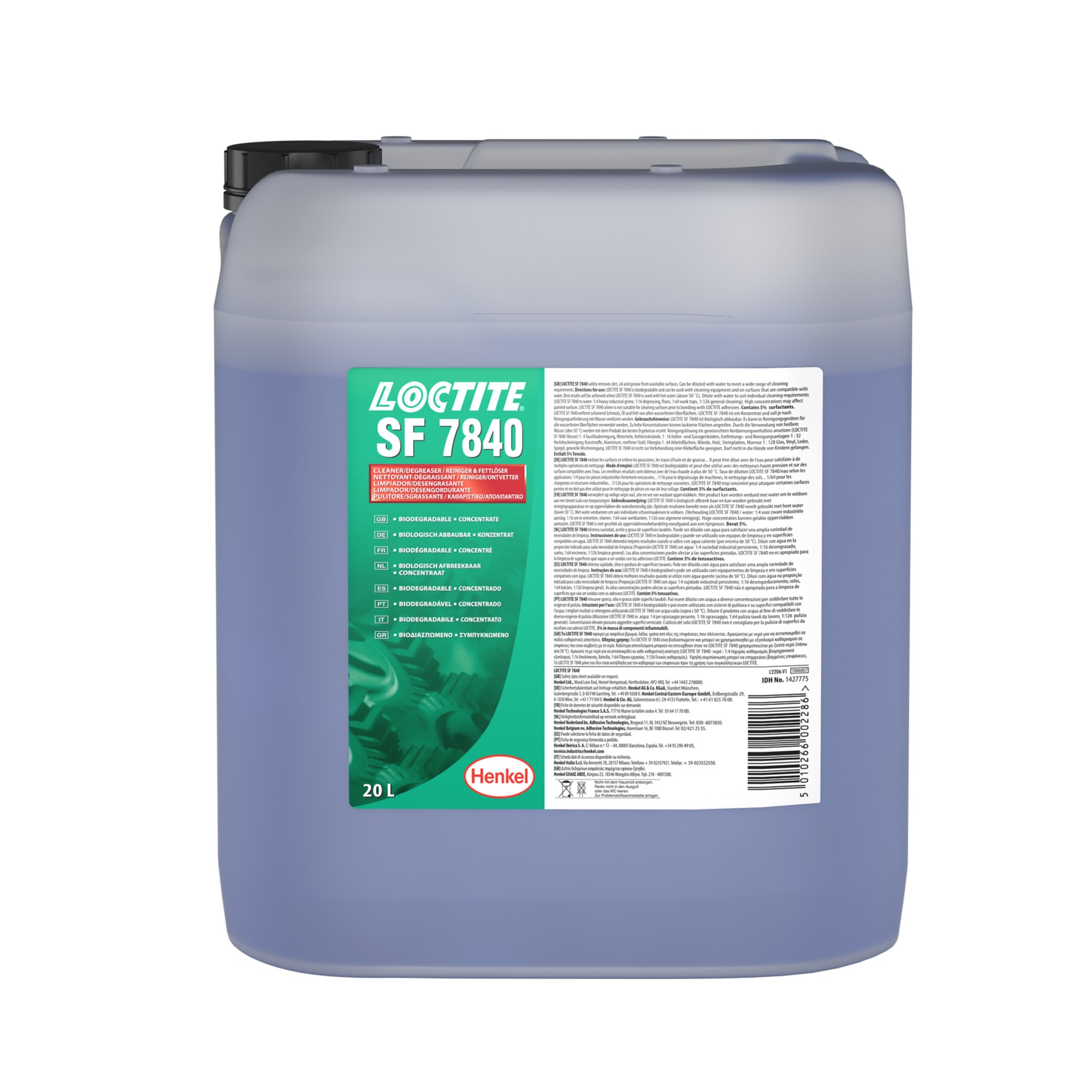 Puhdistus-/Rasvanpoistoaine Loctite 7840