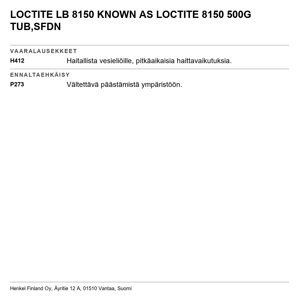 Anti-seize-tahna Loctite 8150 / 5151/ 8151