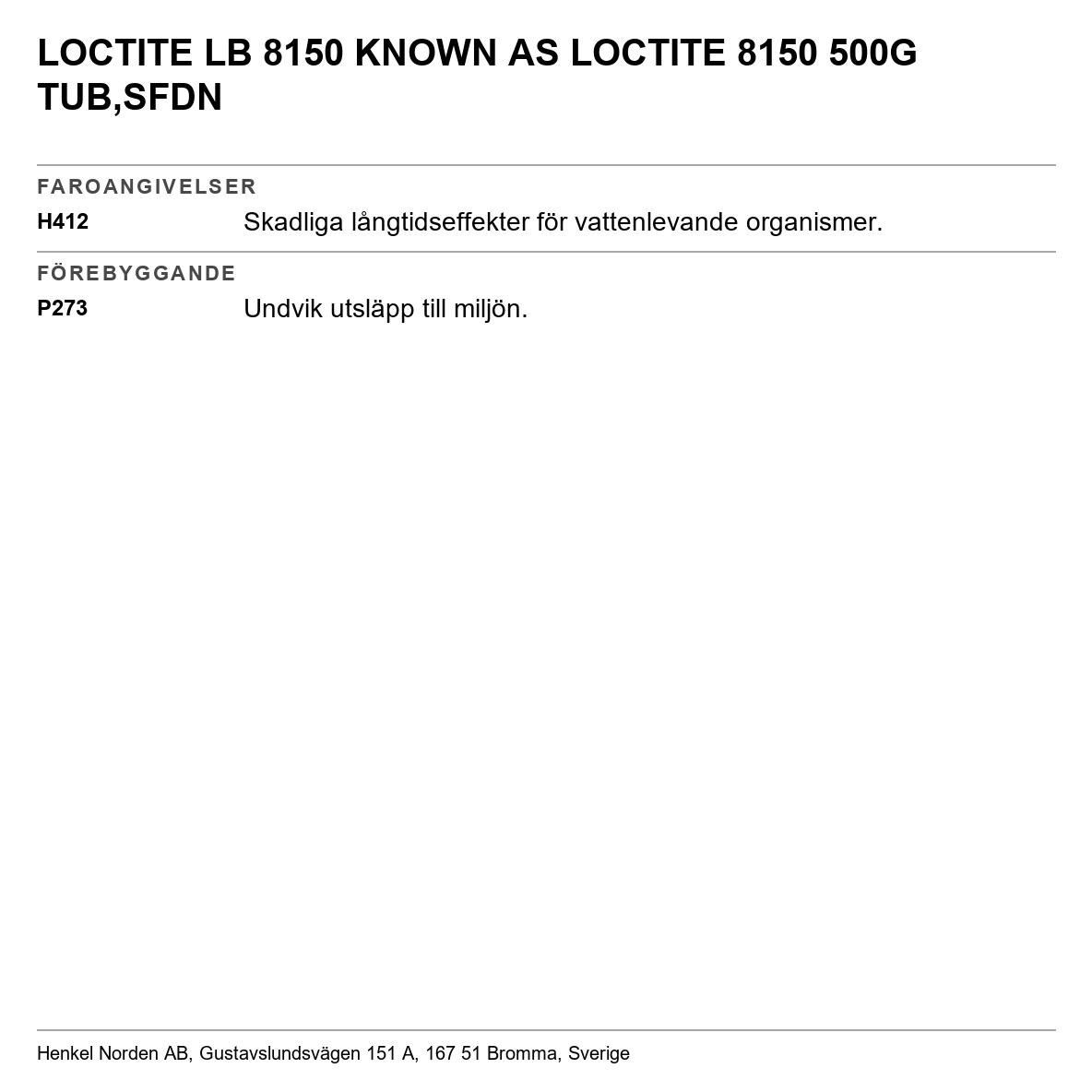 Antikärvpasta Loctite 8150 / 5151 / 8151
