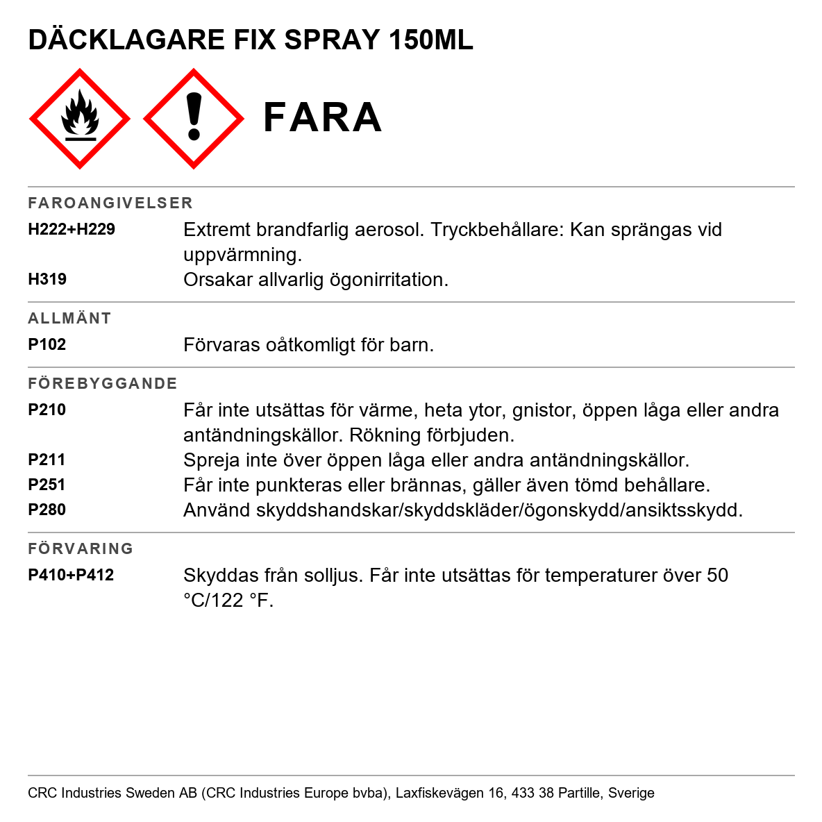 Däcklagare CRC Fix