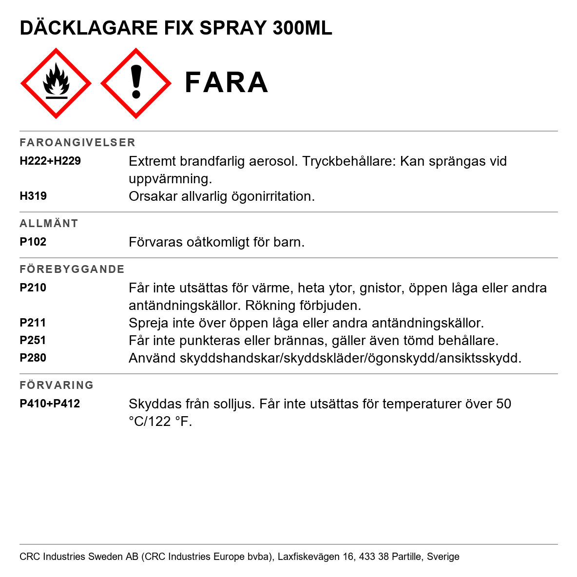 Däcklagare CRC Fix