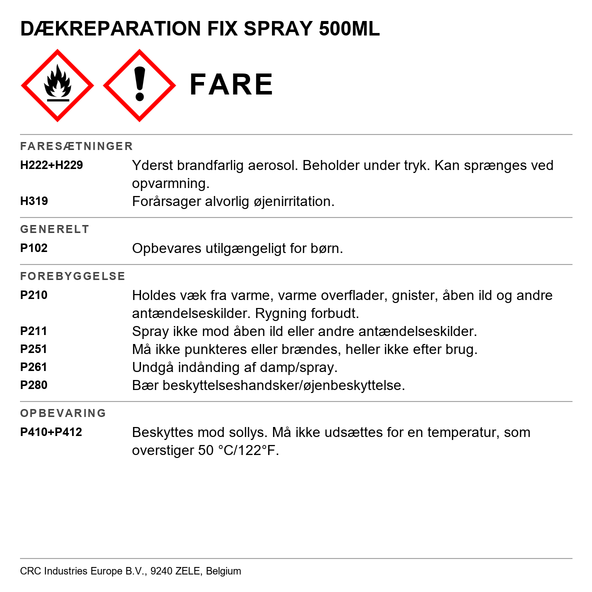 Lappespray CRC Fix