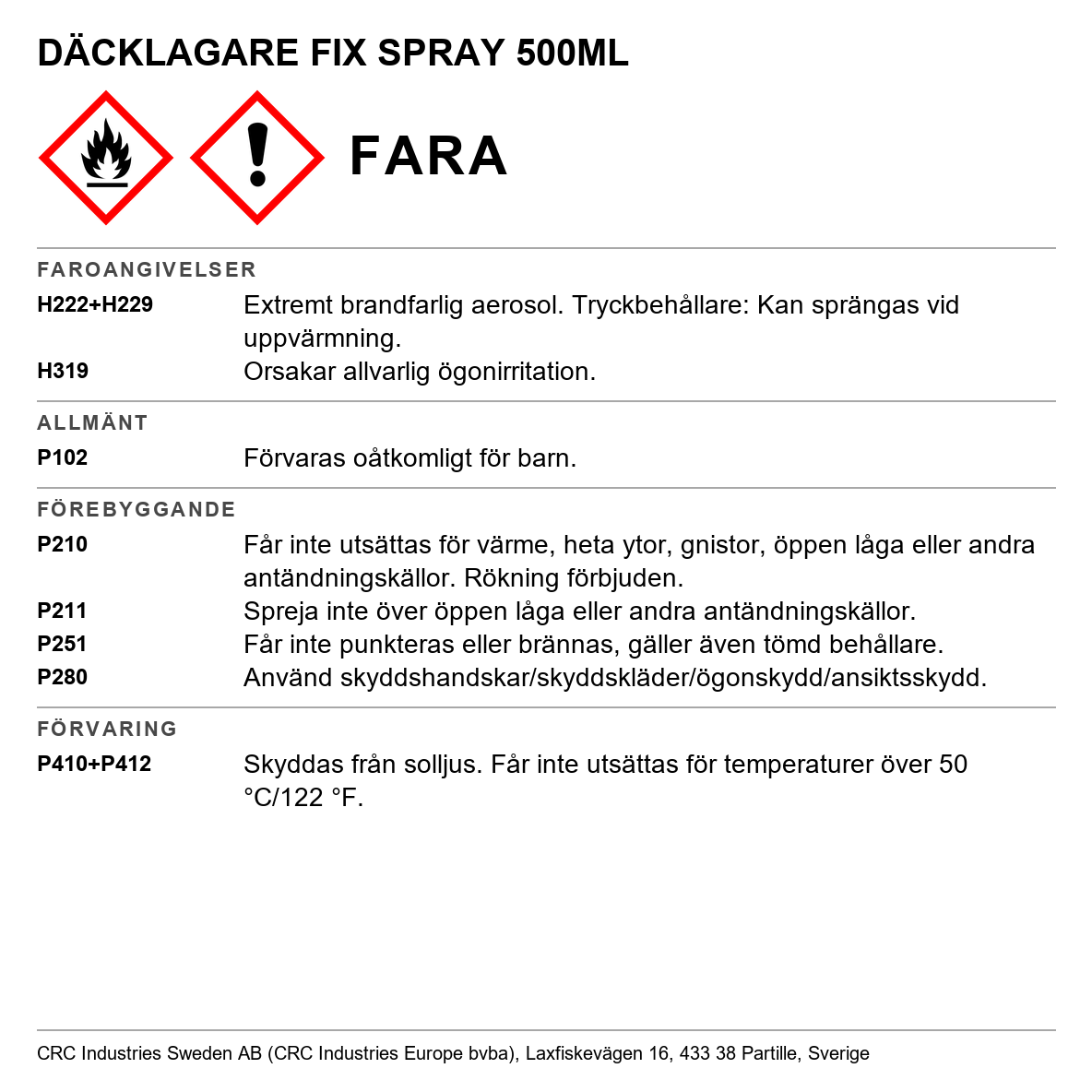 Däcklagare CRC Fix