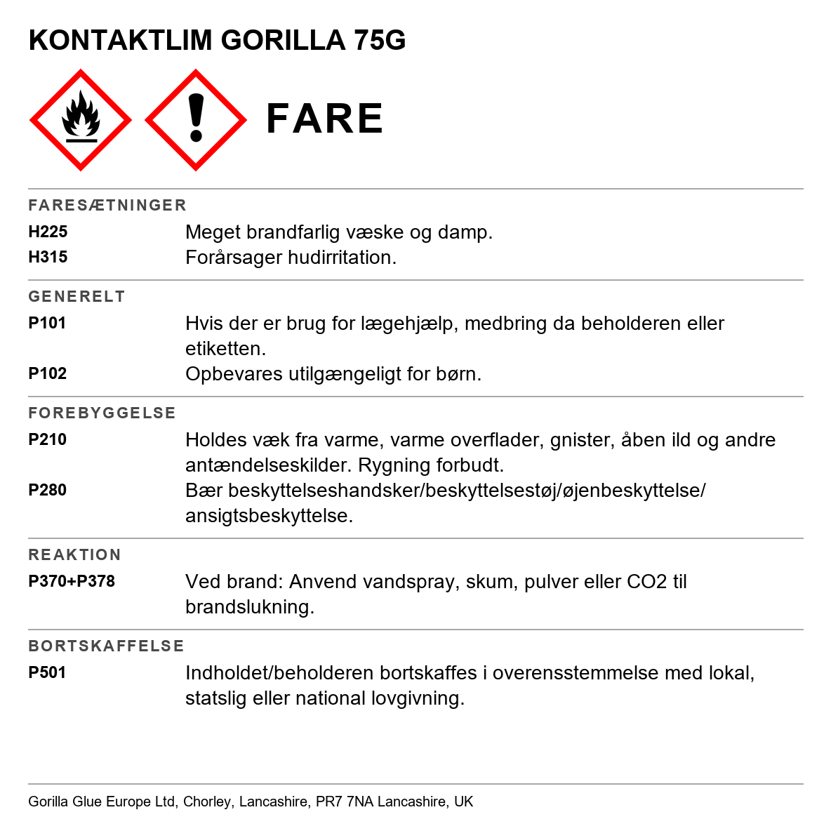 Kontaktlim Gorilla