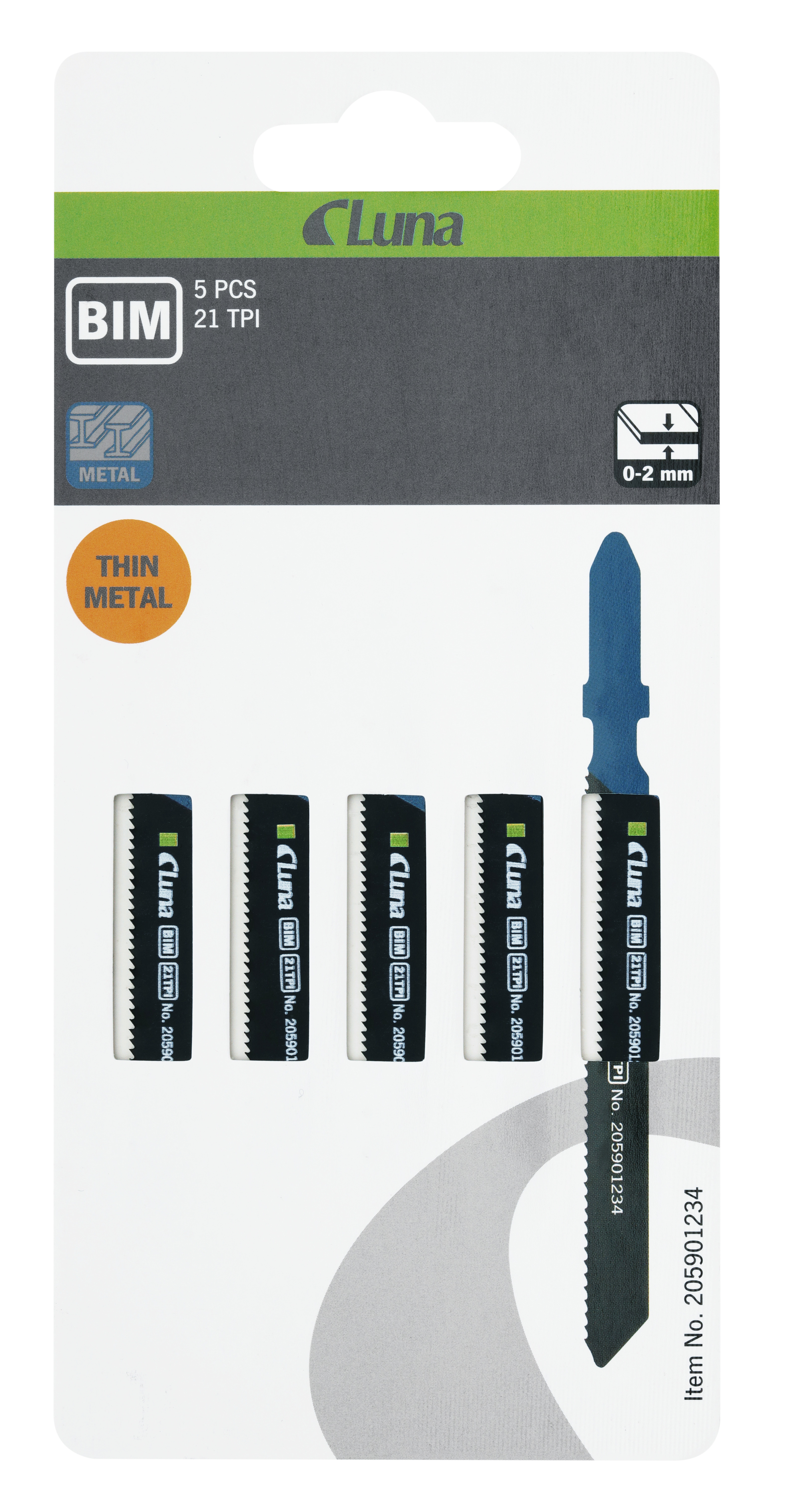 Jigsaw blade bi-metal for metal