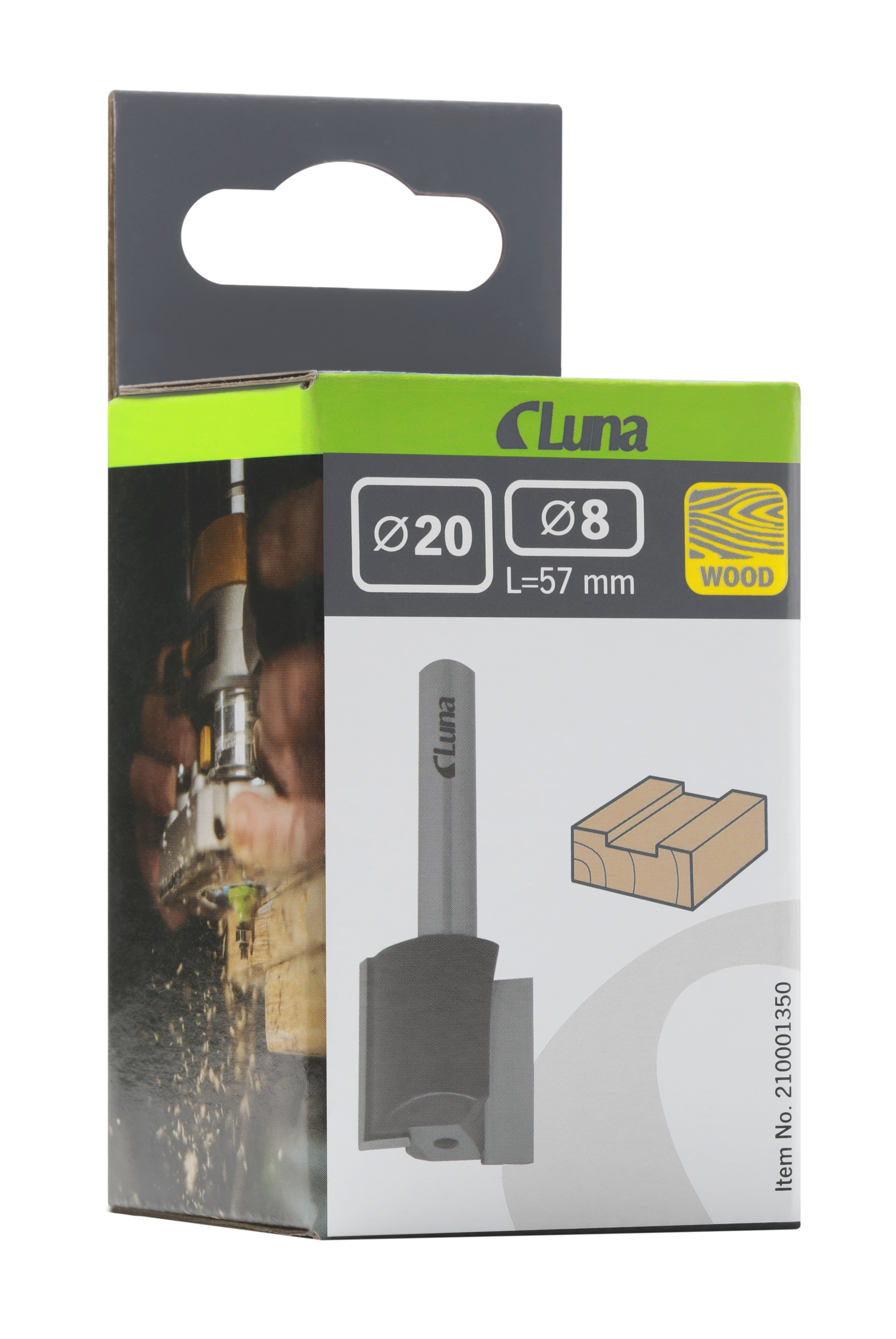 Groove bits without bottom cutter Luna