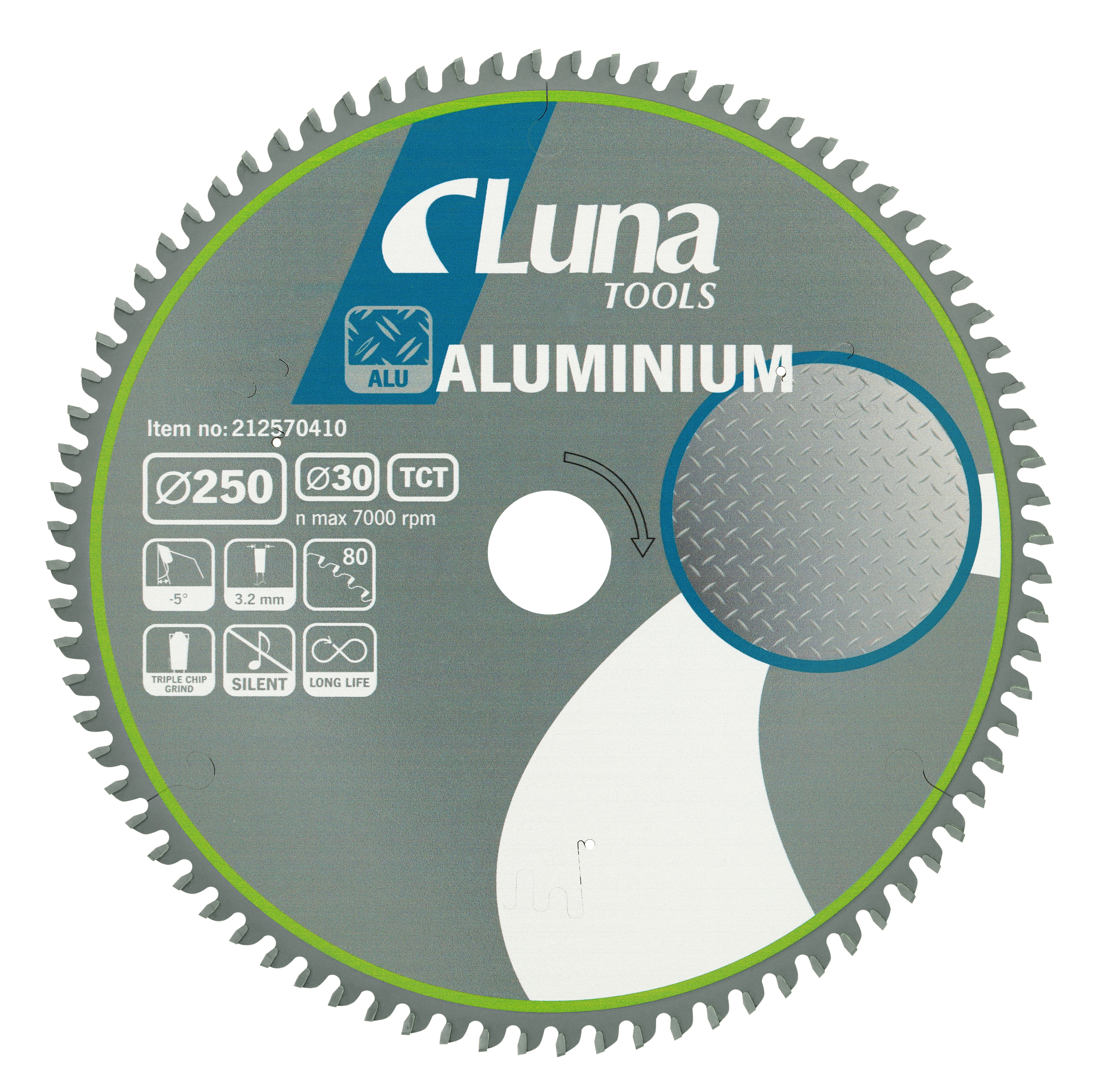 Circular saw blade Luna Aluminium