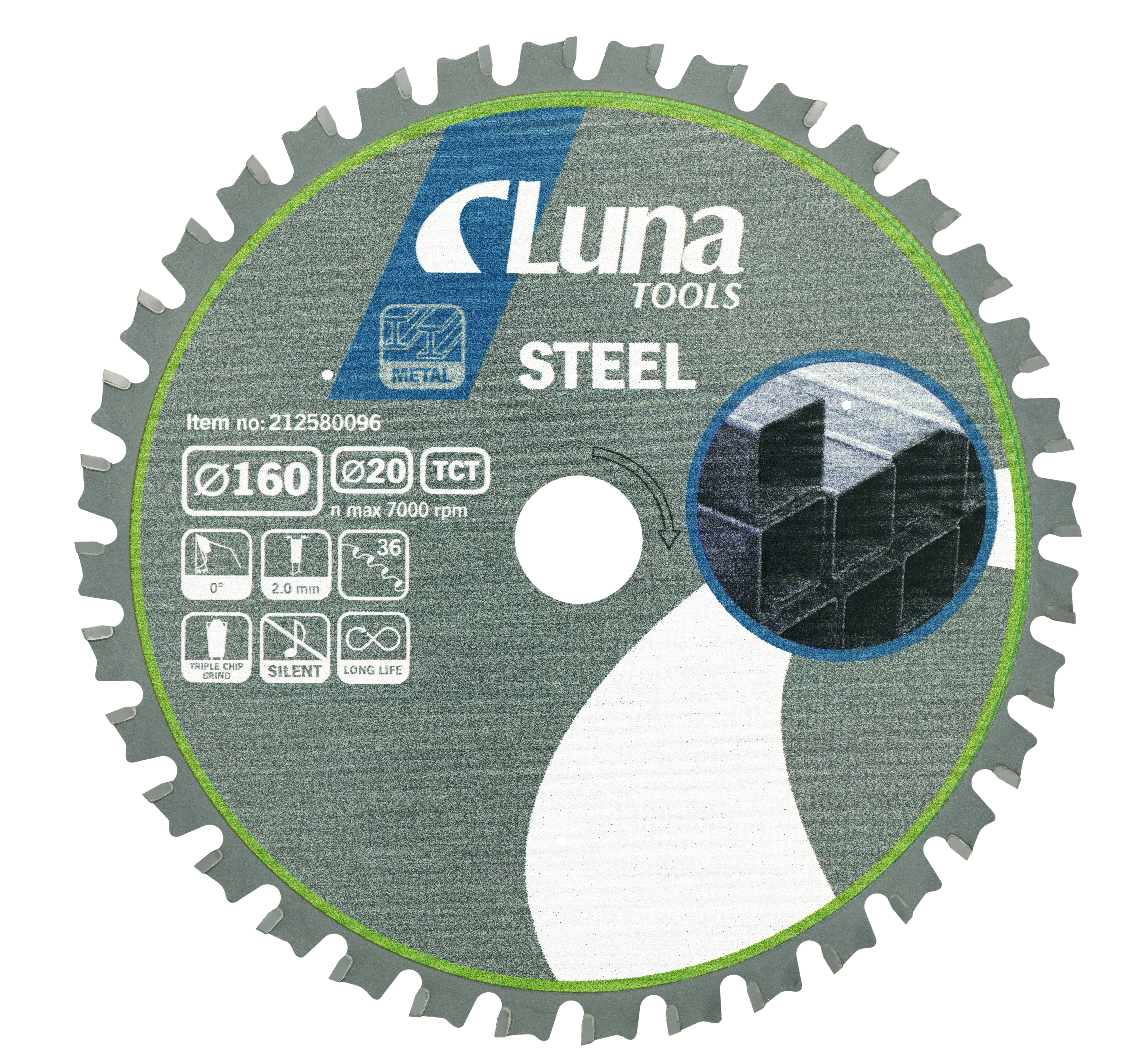 Circular saw blade Luna Steel