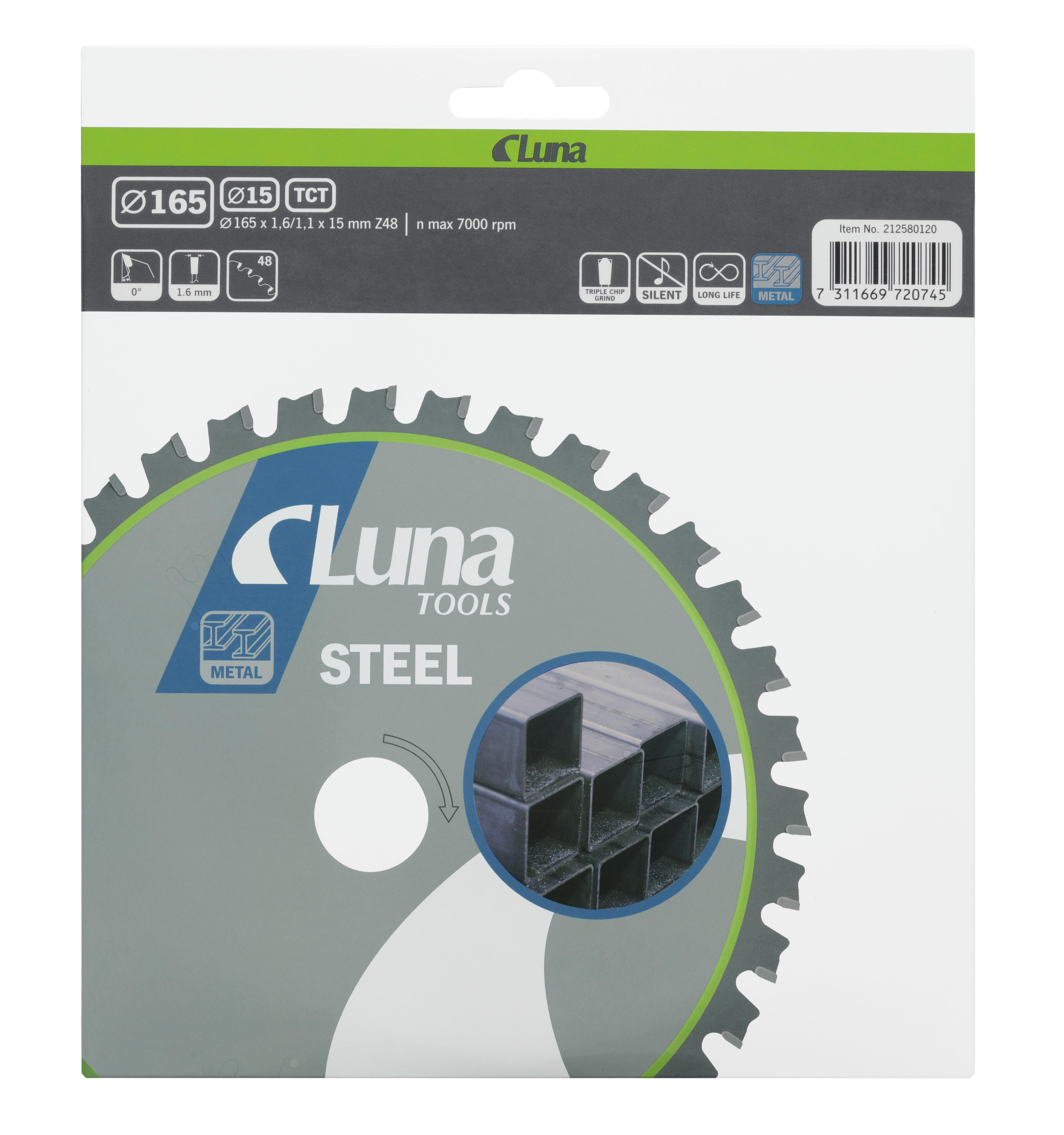 Circular saw blade Luna Steel