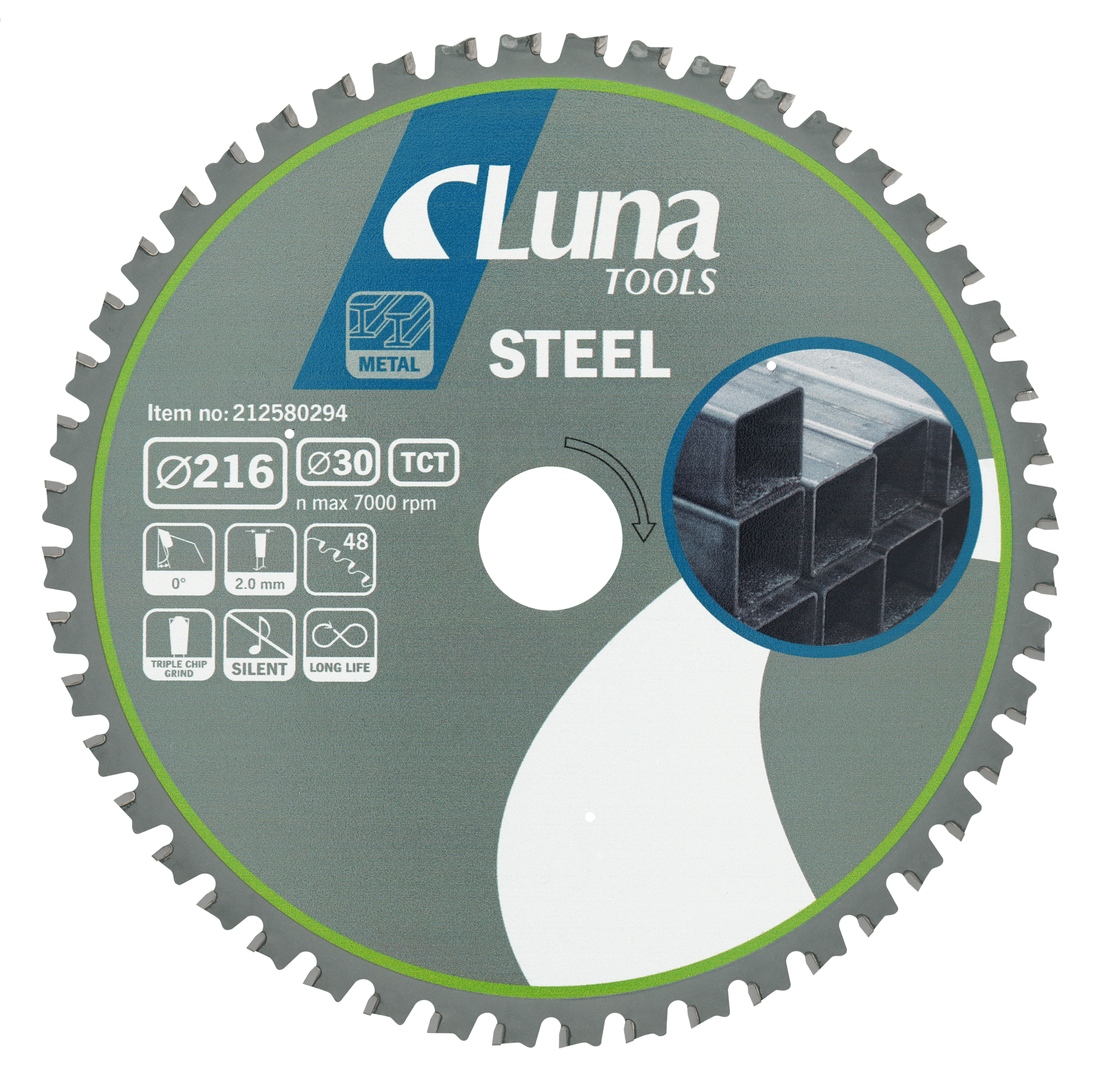 Circular saw blade Luna Steel