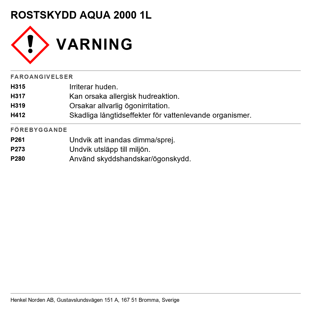 Rostskydd Aqua 2000