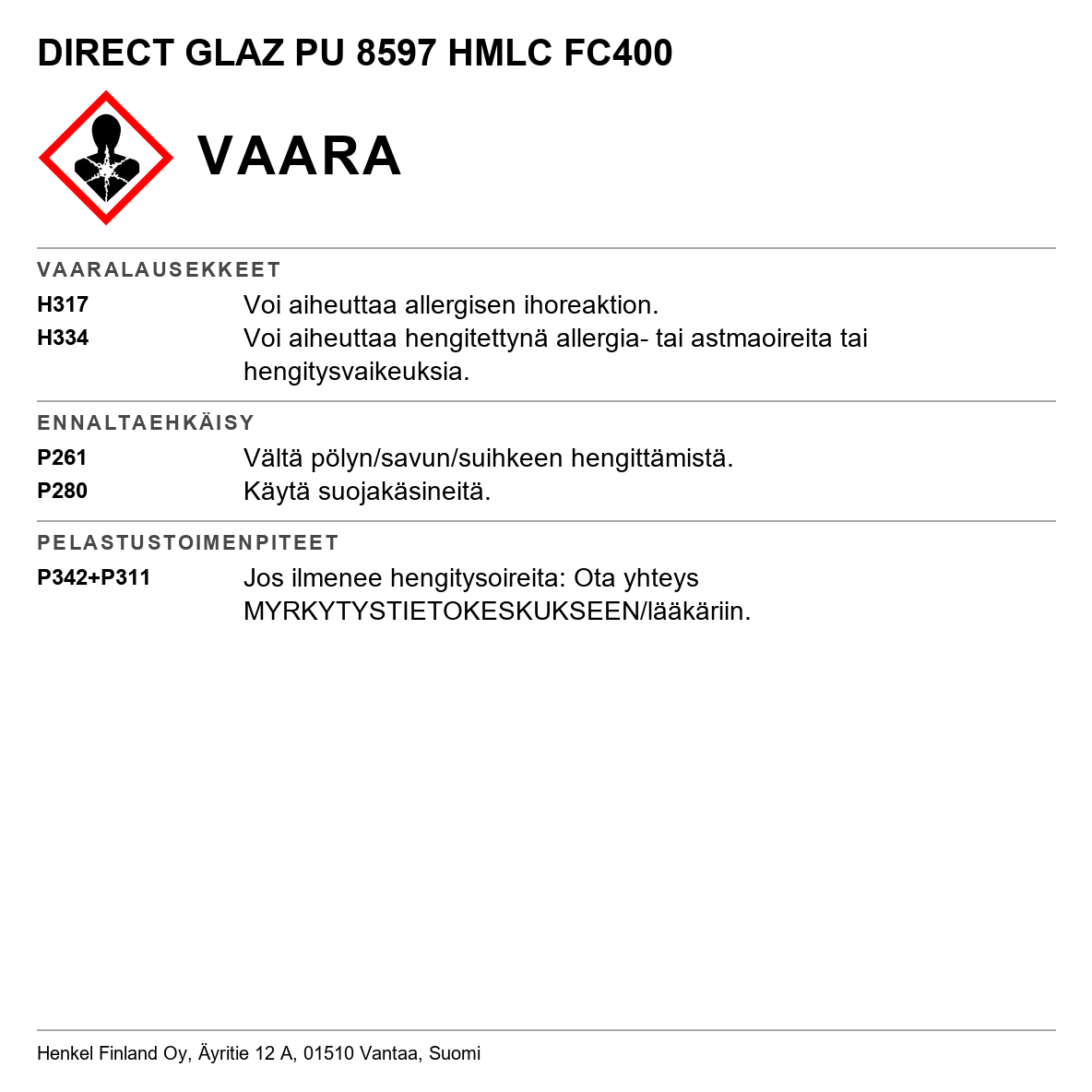 Teroson PU 8597 HMLC