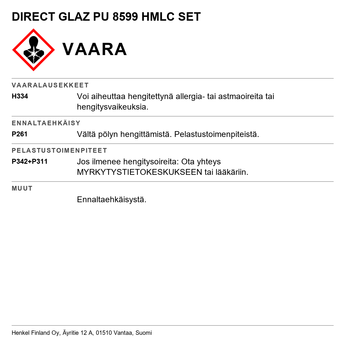 Teroson PU 8599 HMLC