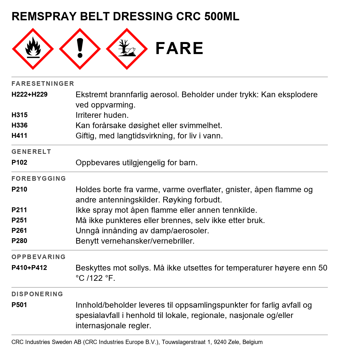 Reimspray CRC