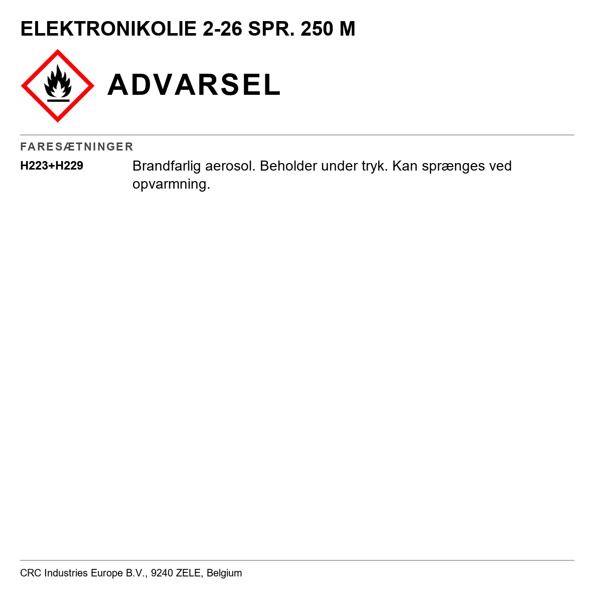 Elektronikolie 2-26 CRC 7011/7014