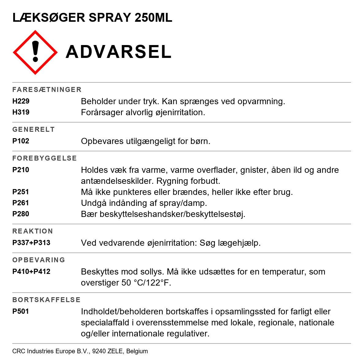 Lækagesøger CRC