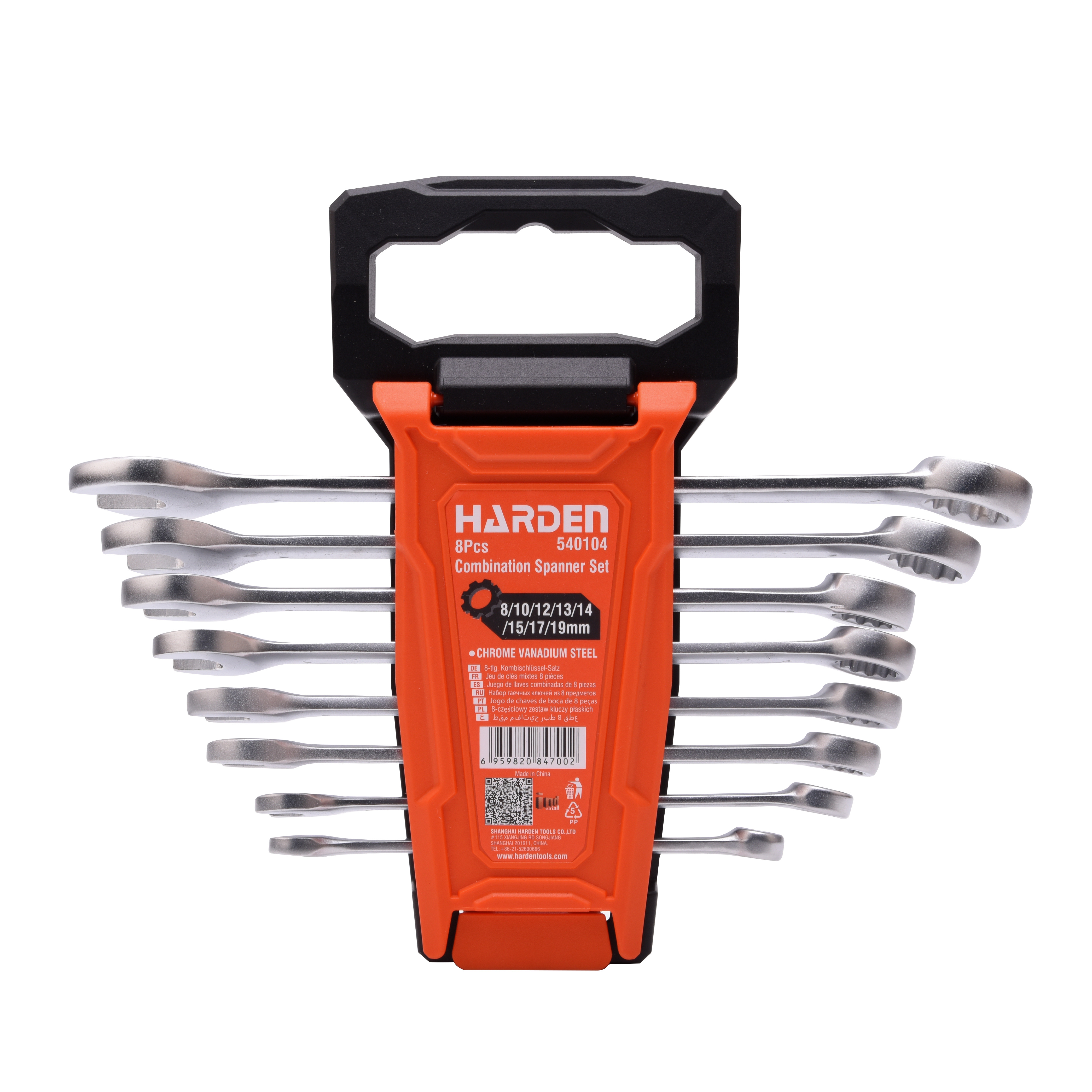 Combination spanner set Harden