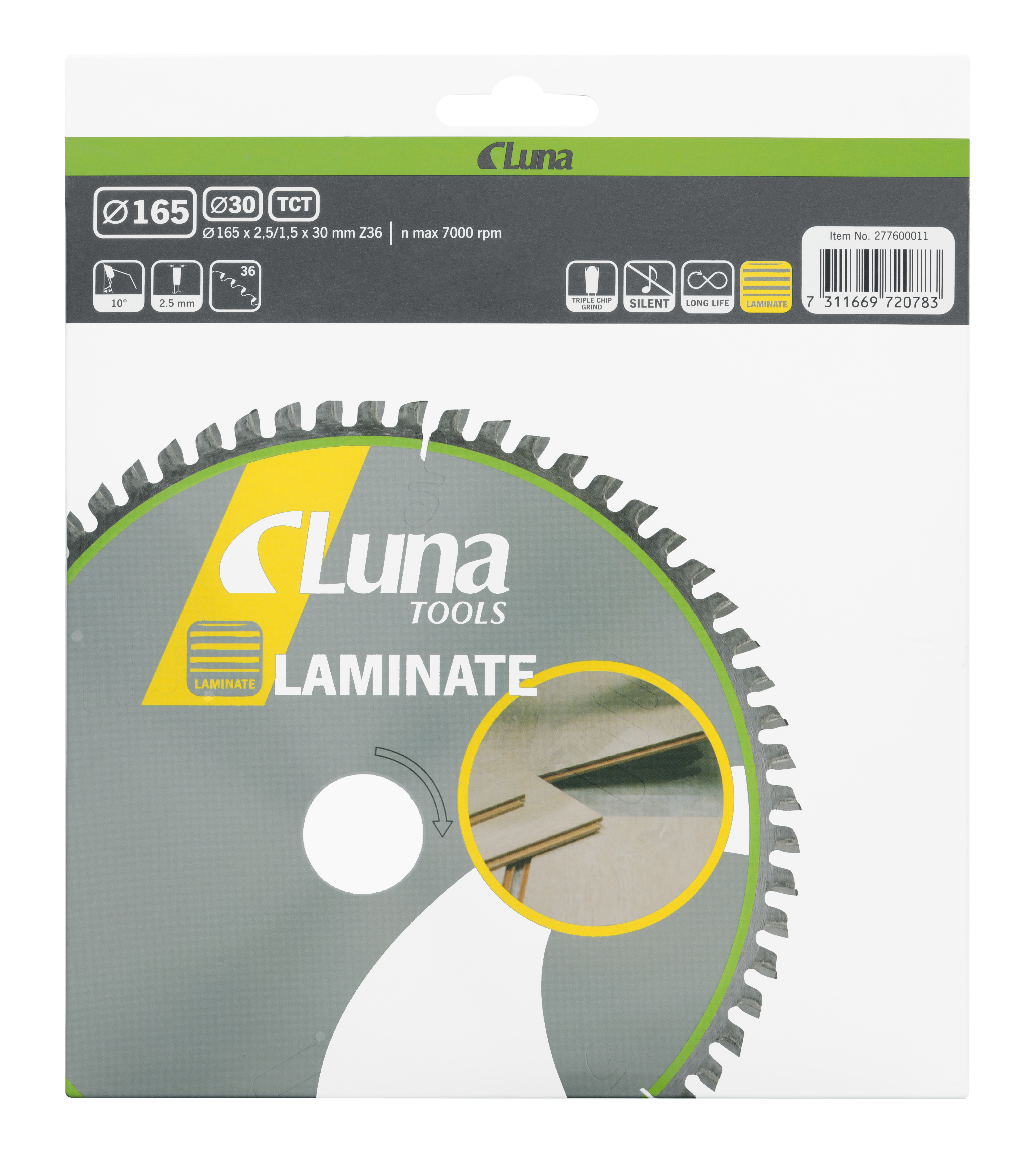 Circular saw blade Luna Laminate