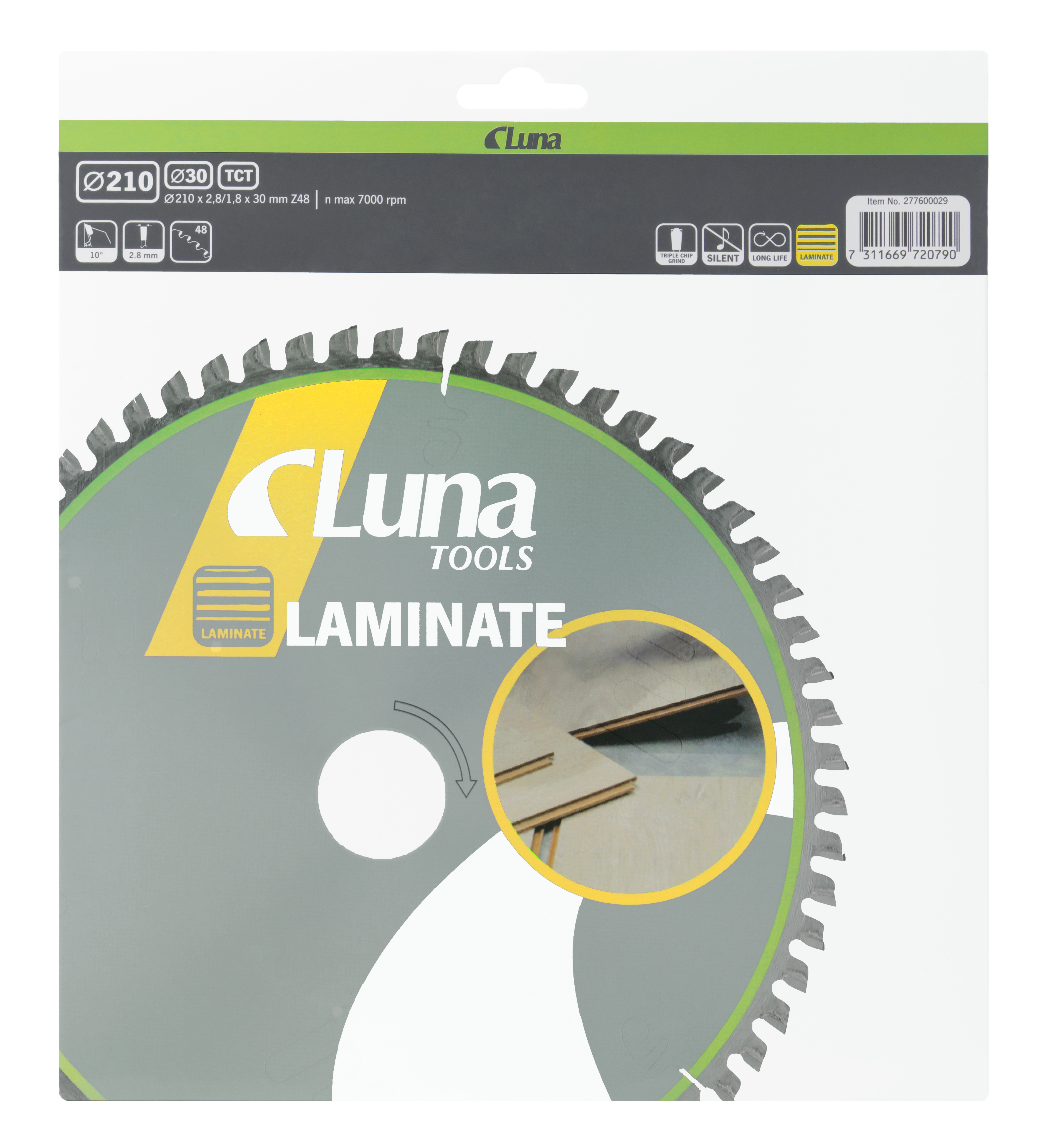 Circular saw blade Luna Laminate