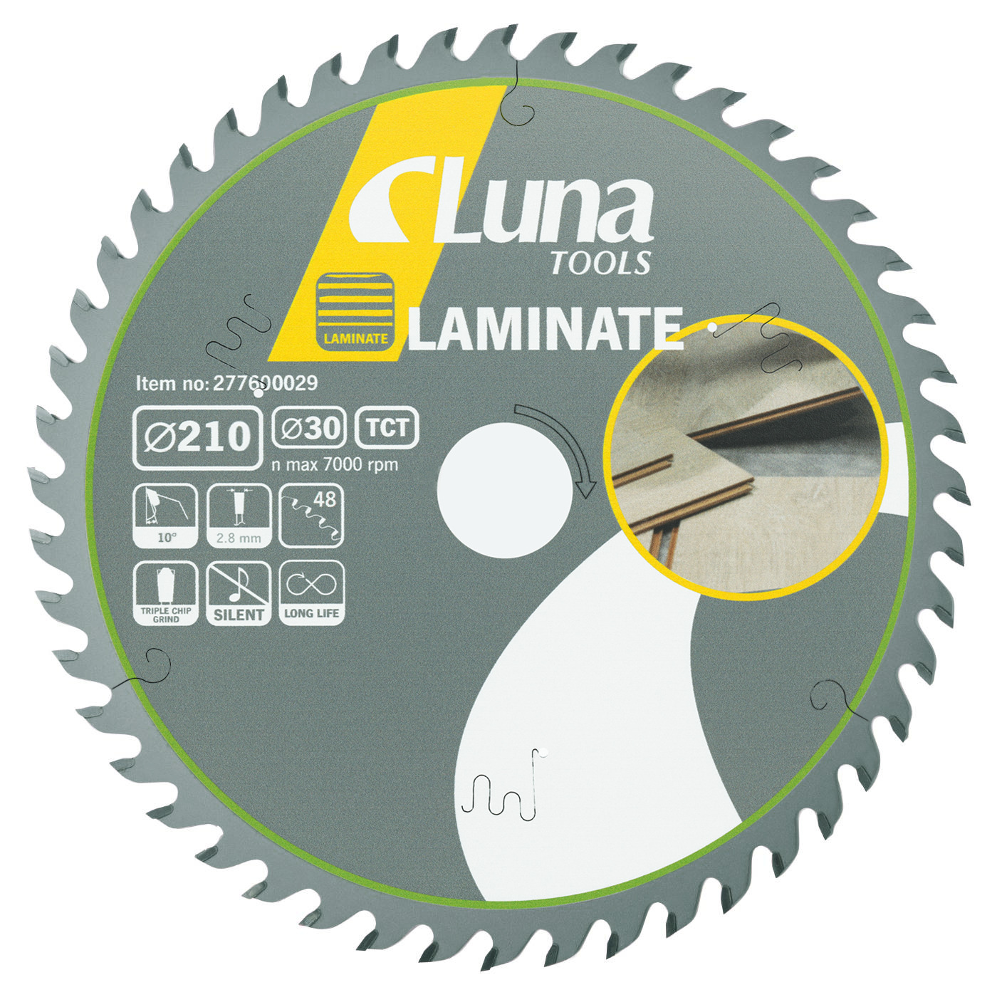 Circular saw blade Luna Laminate