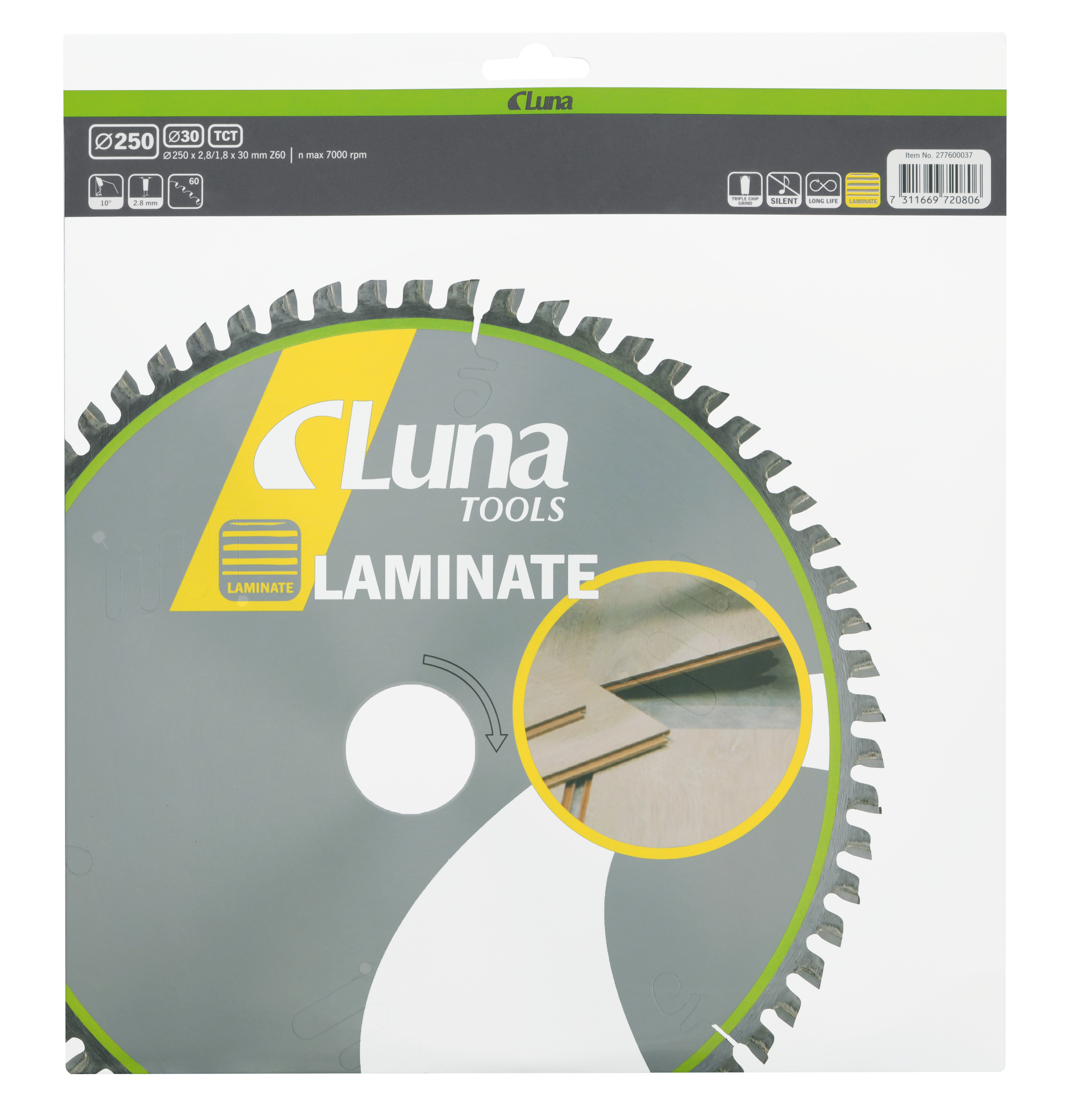 Circular saw blade Luna Laminate