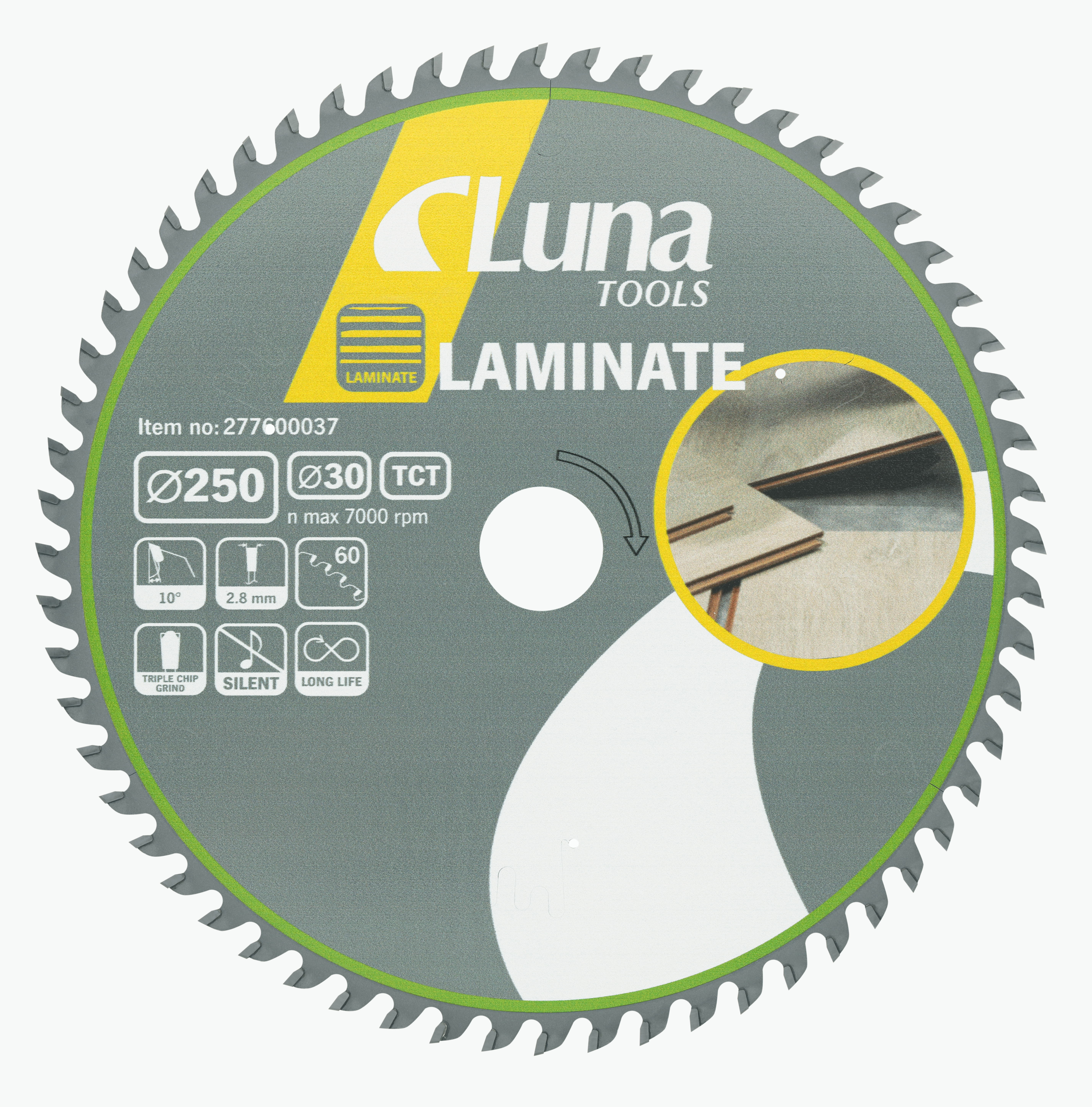 Circular saw blade Luna Laminate