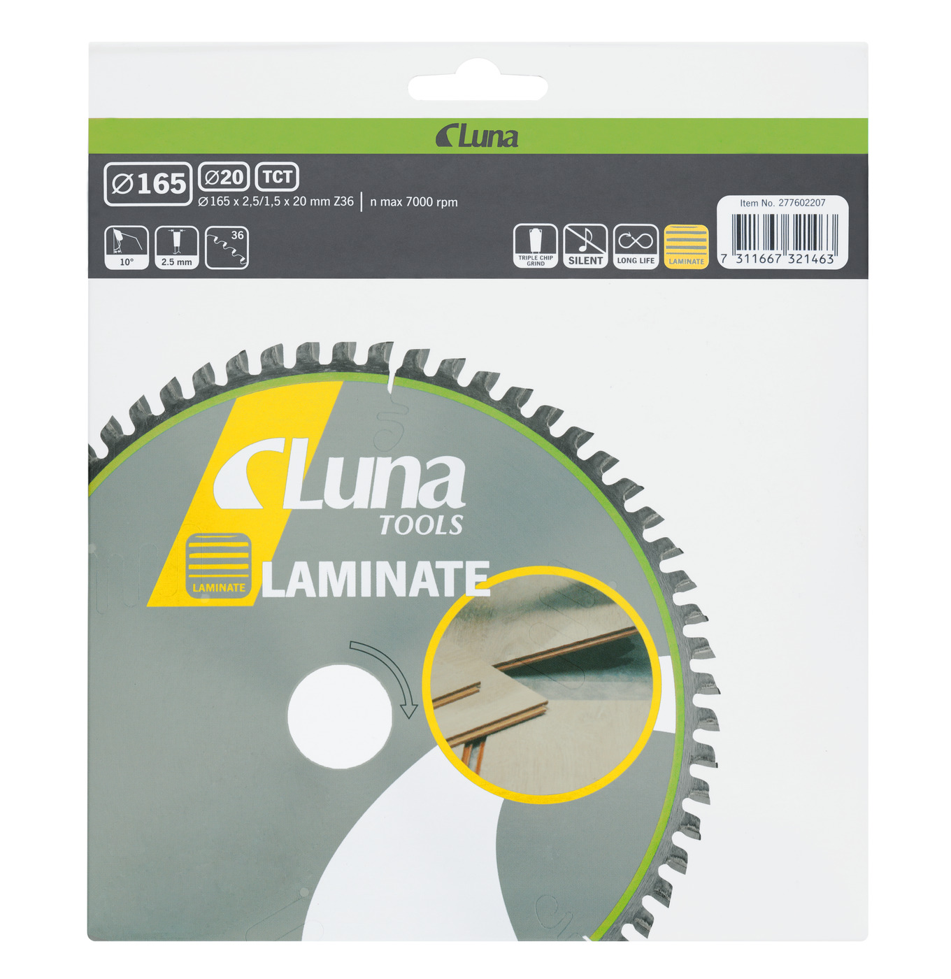Circular saw blade Luna Laminate