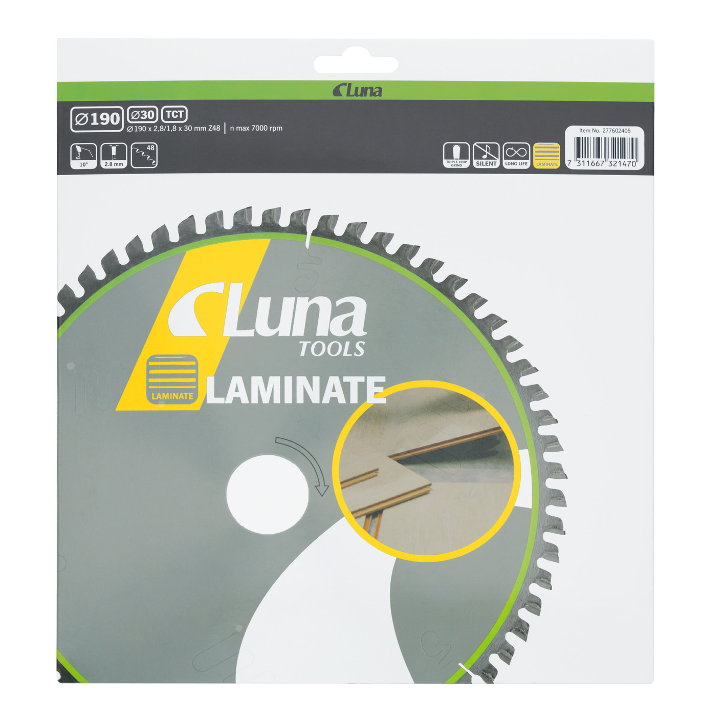 Circular saw blade Luna Laminate
