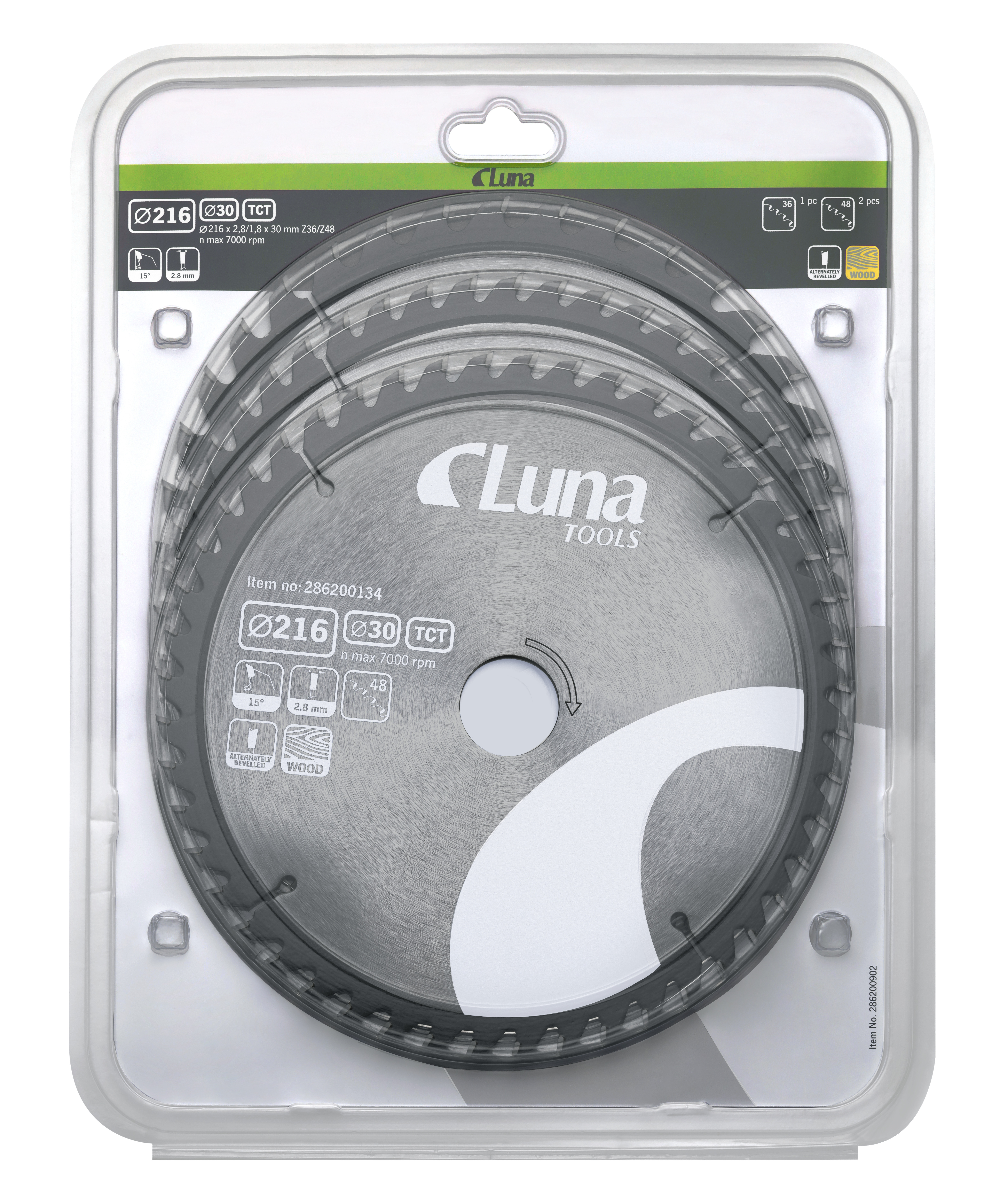 Circular saw blade Luna Standard Set