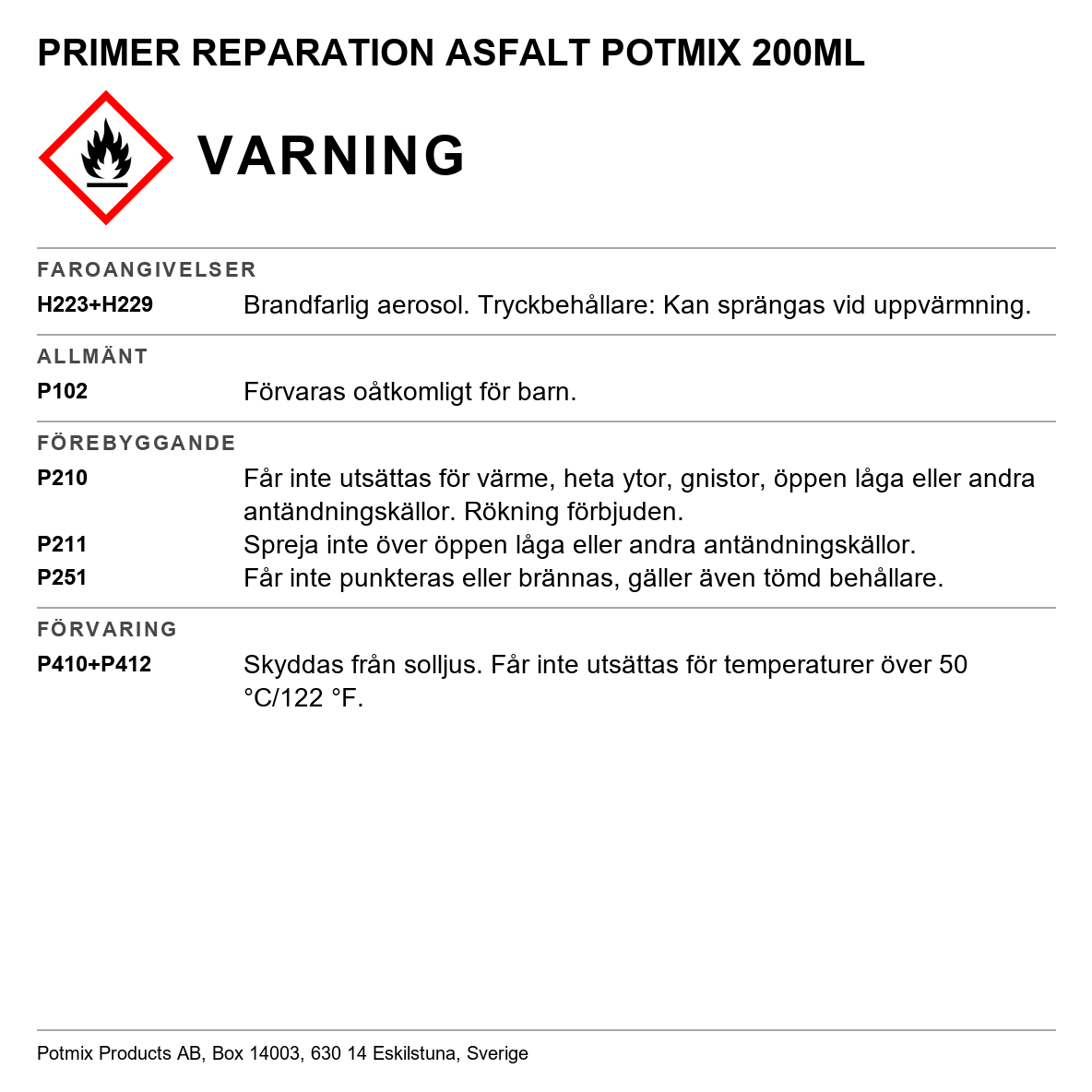 Asphalt Primer Potmix