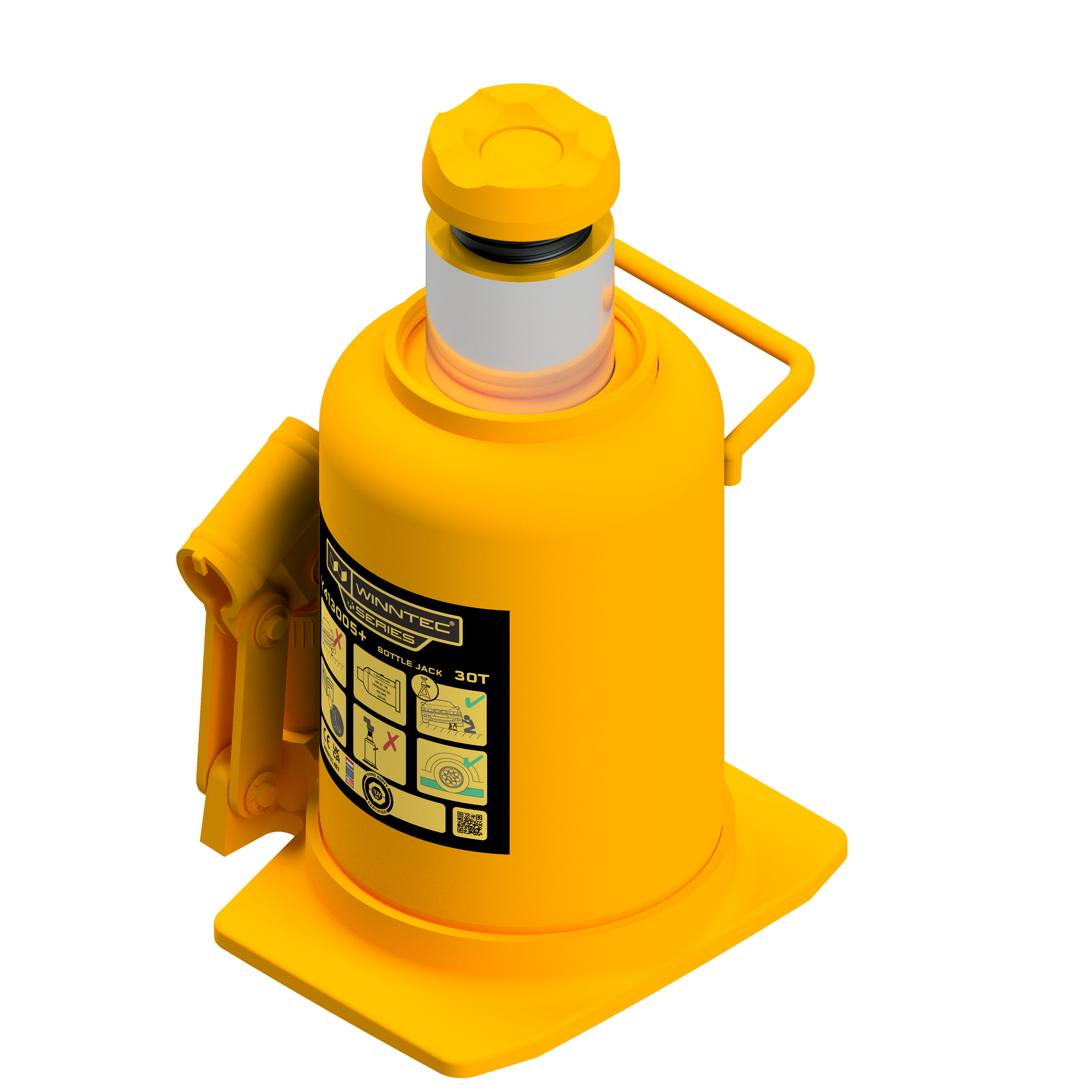 Bottle jack Winntec yellow Plus