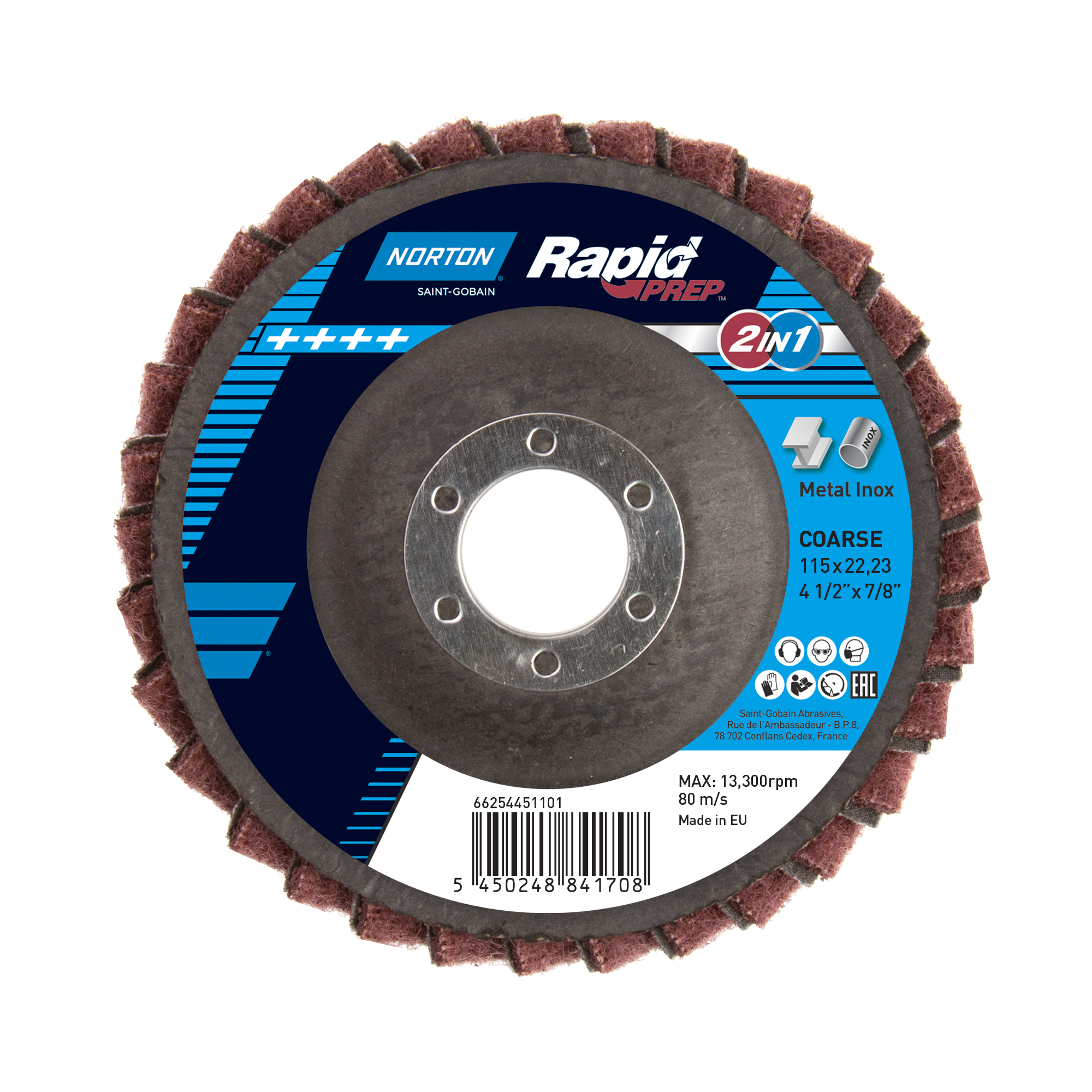 Flap disc Norton Rapid Prep 2in1
