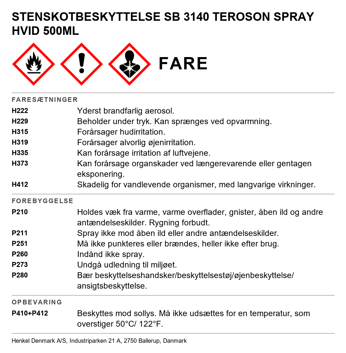 TEROSON SB 3140