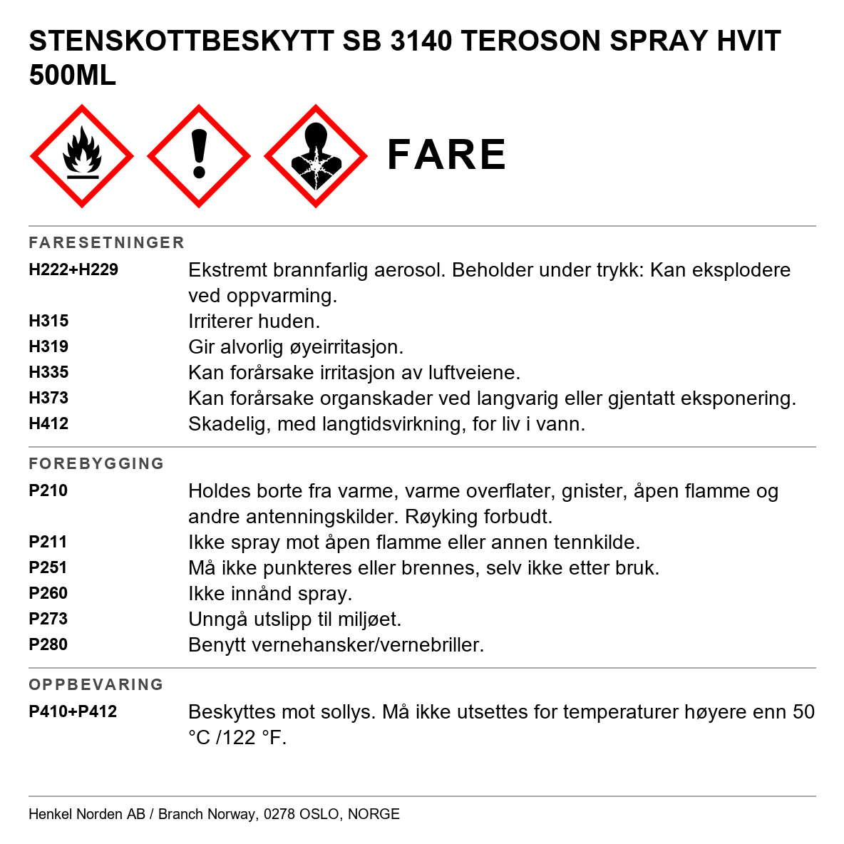 TEROSON SB 3140