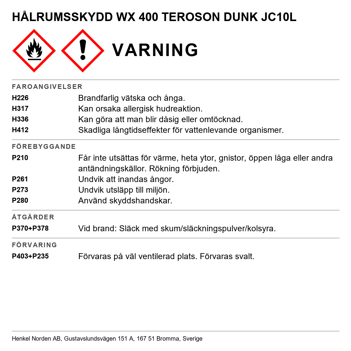 TEROSON WX 400