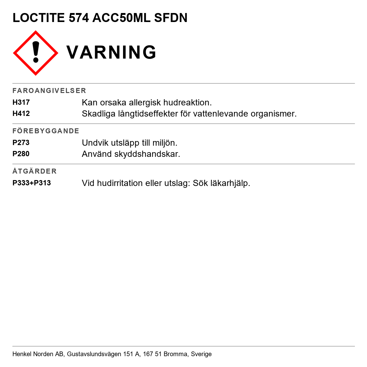 Flänstätning Loctite 574