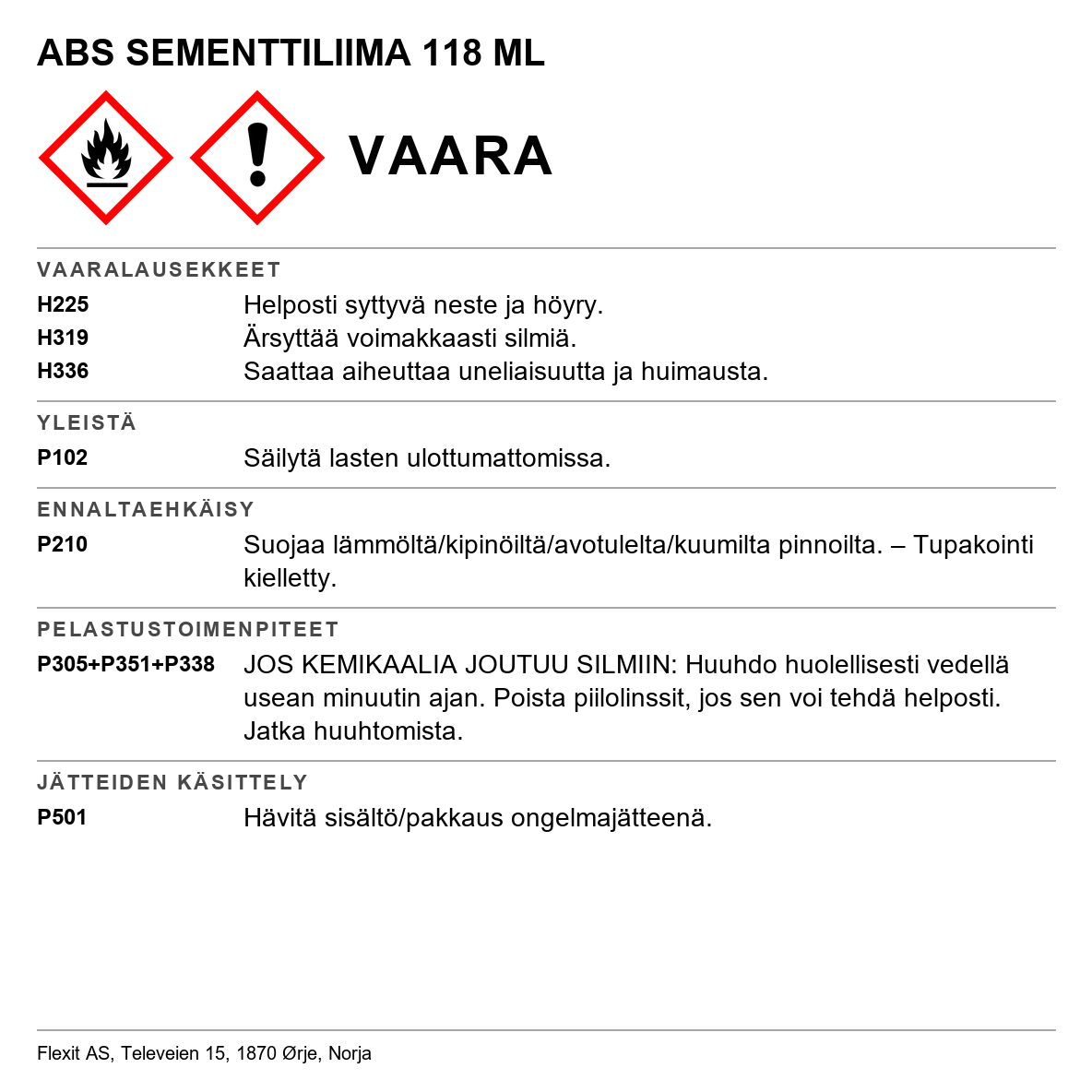 Sementtiliima keskuspölynimuri Flexit