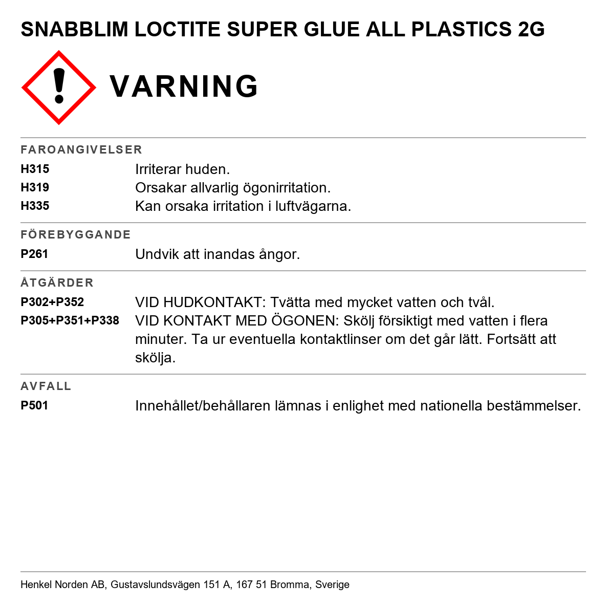 2-komponents snabblim Super Glue All Plastics Loctite