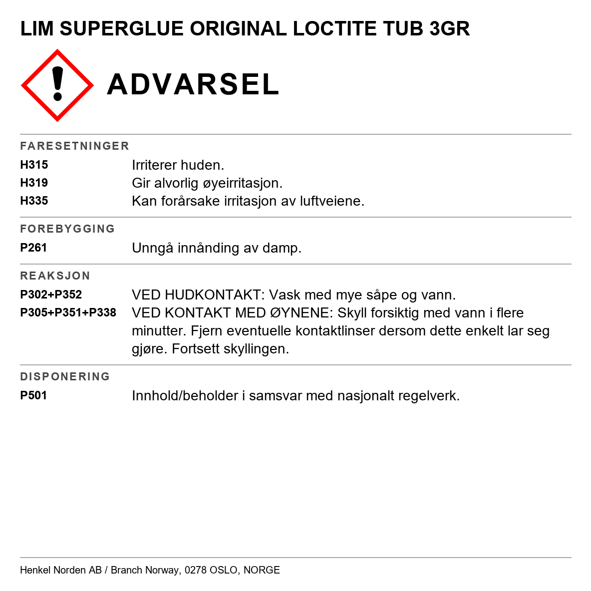 Lynlim Loctite Super Glue