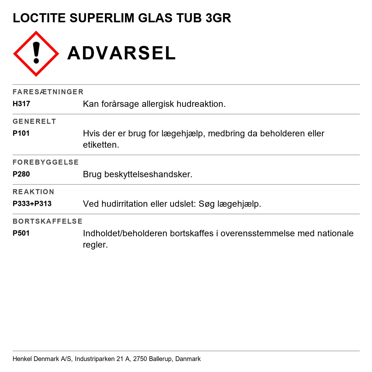 Loctite Super Glue Glass